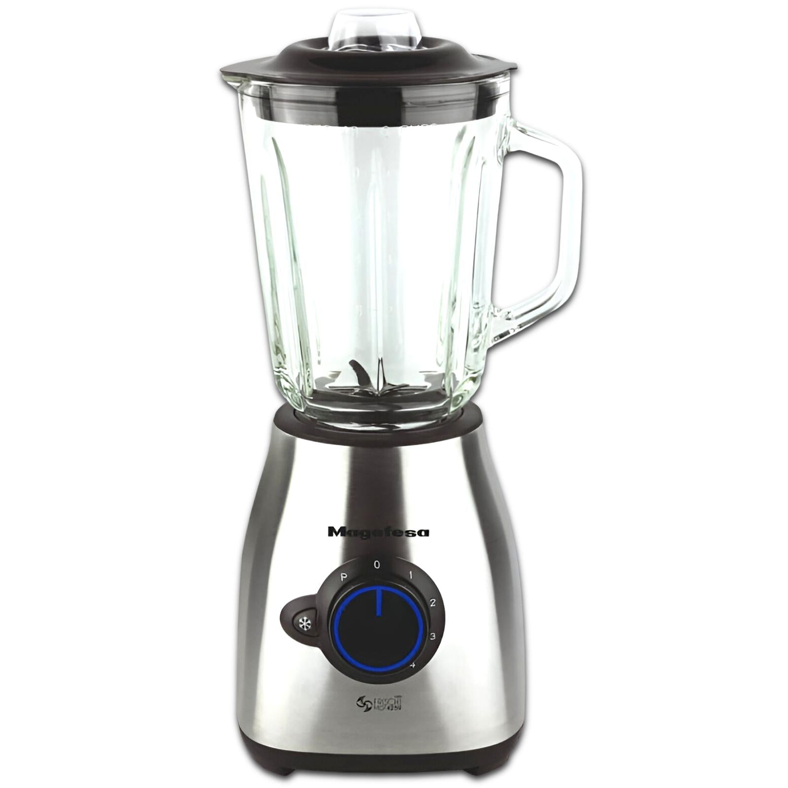 Licuadora Frish Max 1000W INOX Jarra de Cristal 1.5L MGF4259