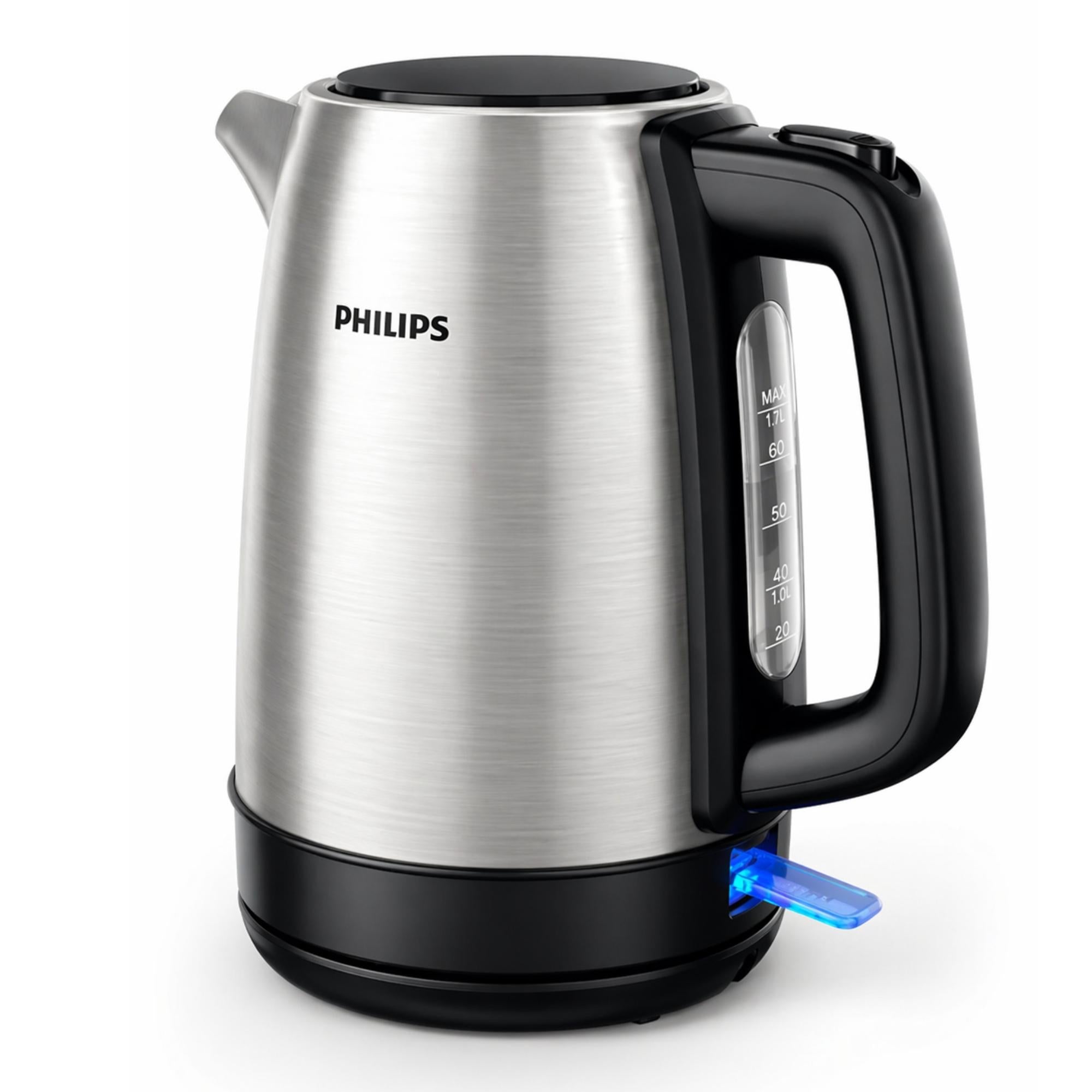 Hervidor Philips 1.7L Acero Inoxidable Base Giratoria 360°