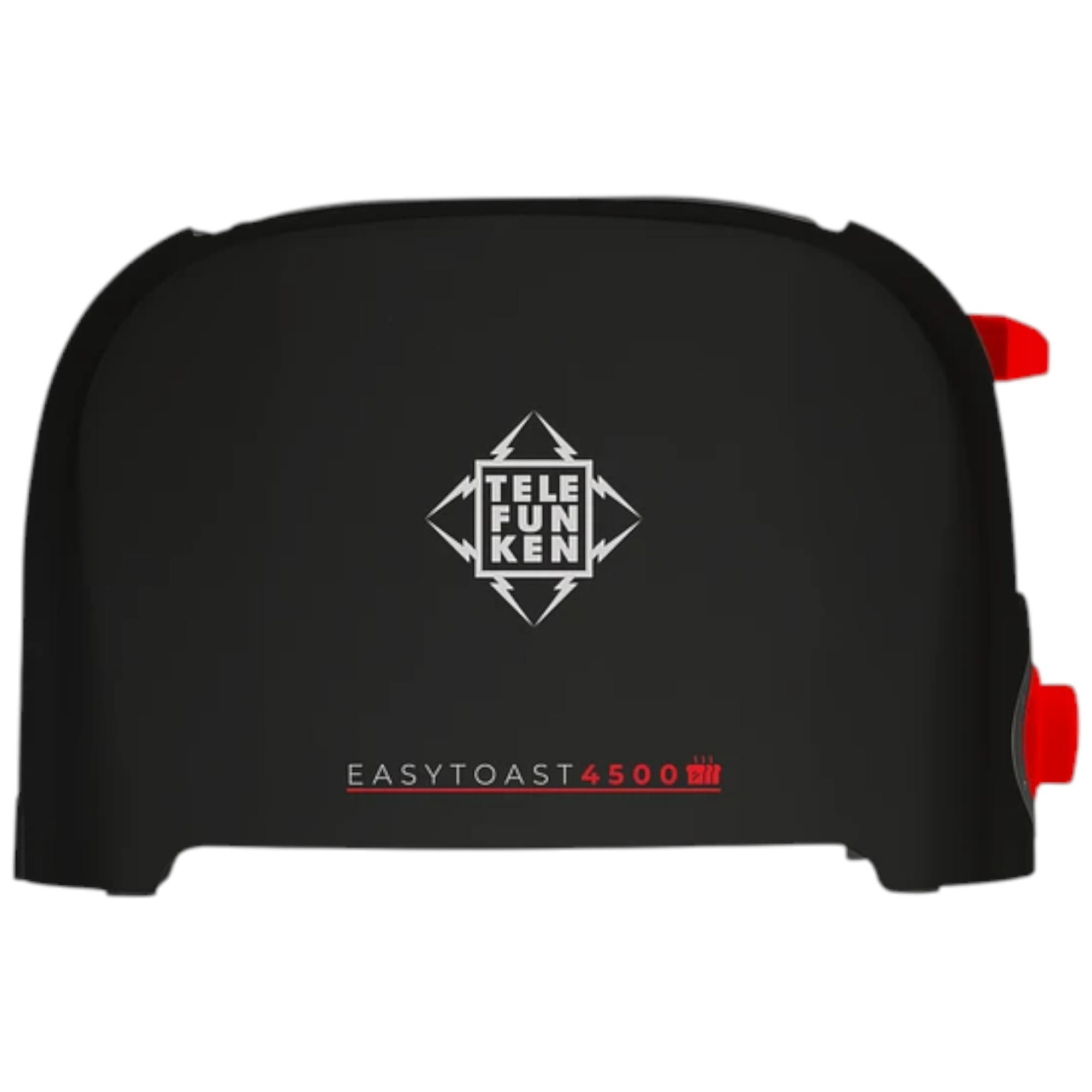 Tostador de Pan Eléctrico 900W Easy Toast 4500 Black (3en1)