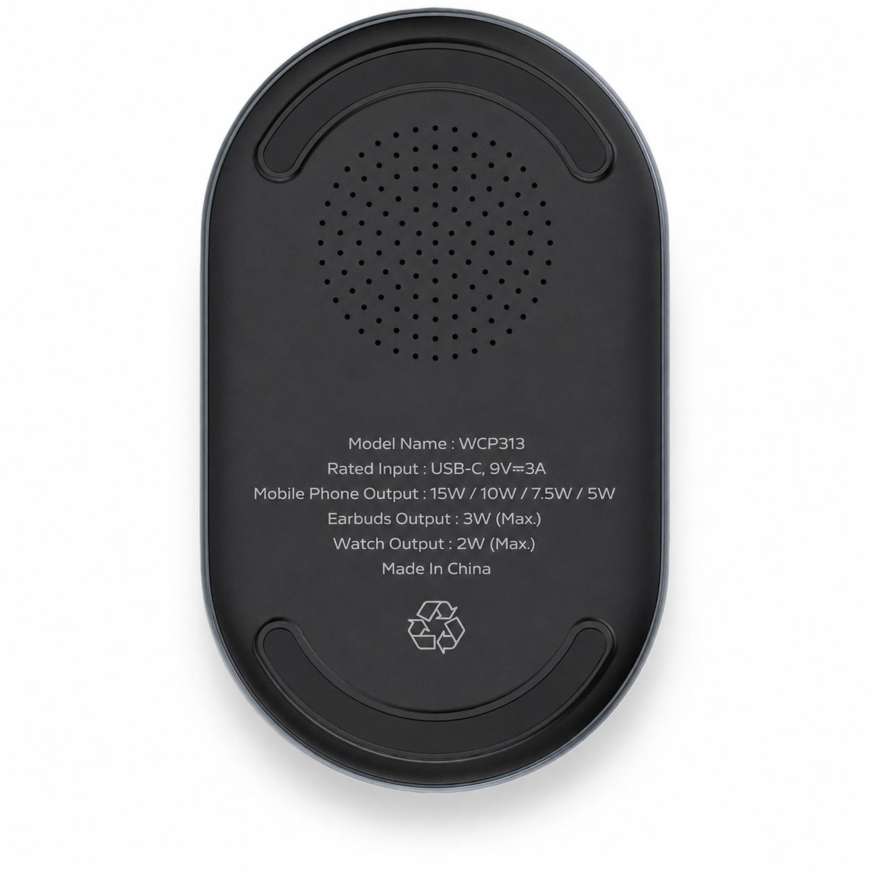 Base de Carga Inalámbrica Magnética Energizer 15W 3en1