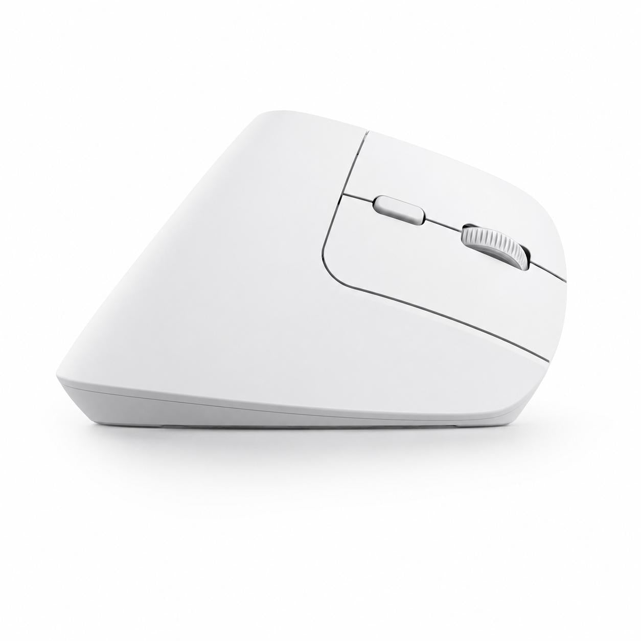 Mouse Vertical Inalámbrico Dual Ergonómico Trust Bayo+ White