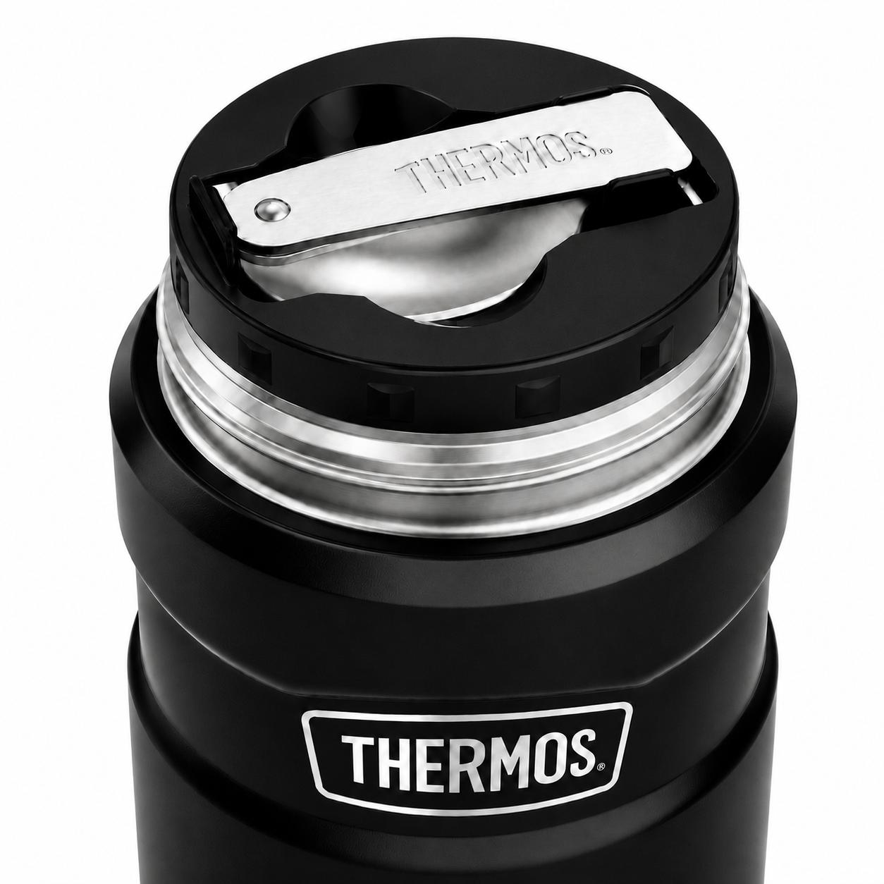 Termo de Comida Premium Inox Thermos King 470ML Negro