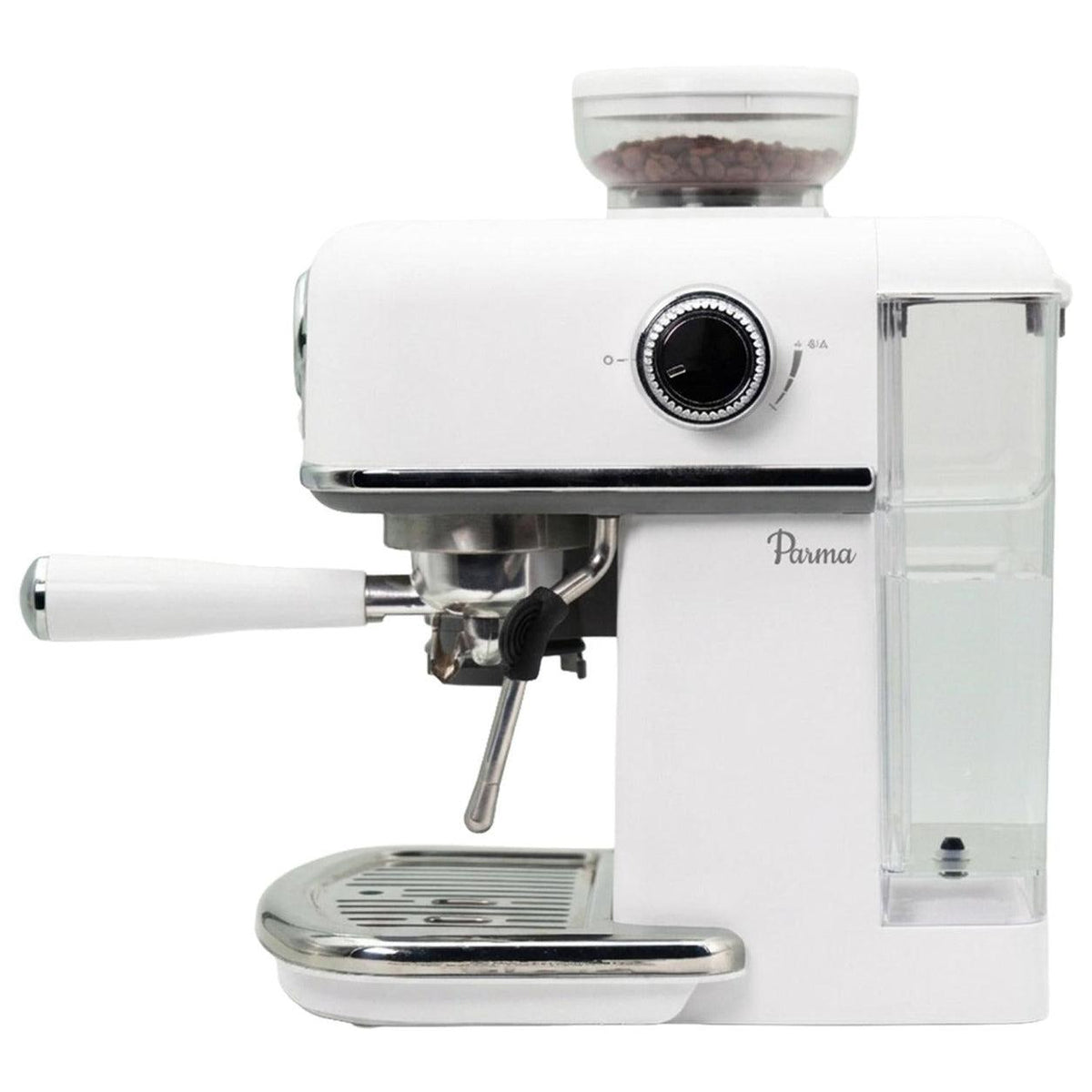 Cafetera Espresso All In One con Molinillo y Vaporizador Parma 21 Bar