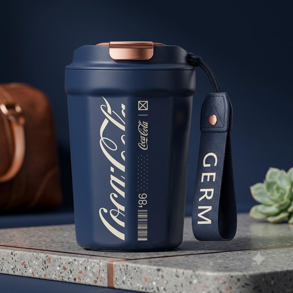 Vaso Termico MUG Germ Coca-Cola Acero Inoxidable 390ML Navy