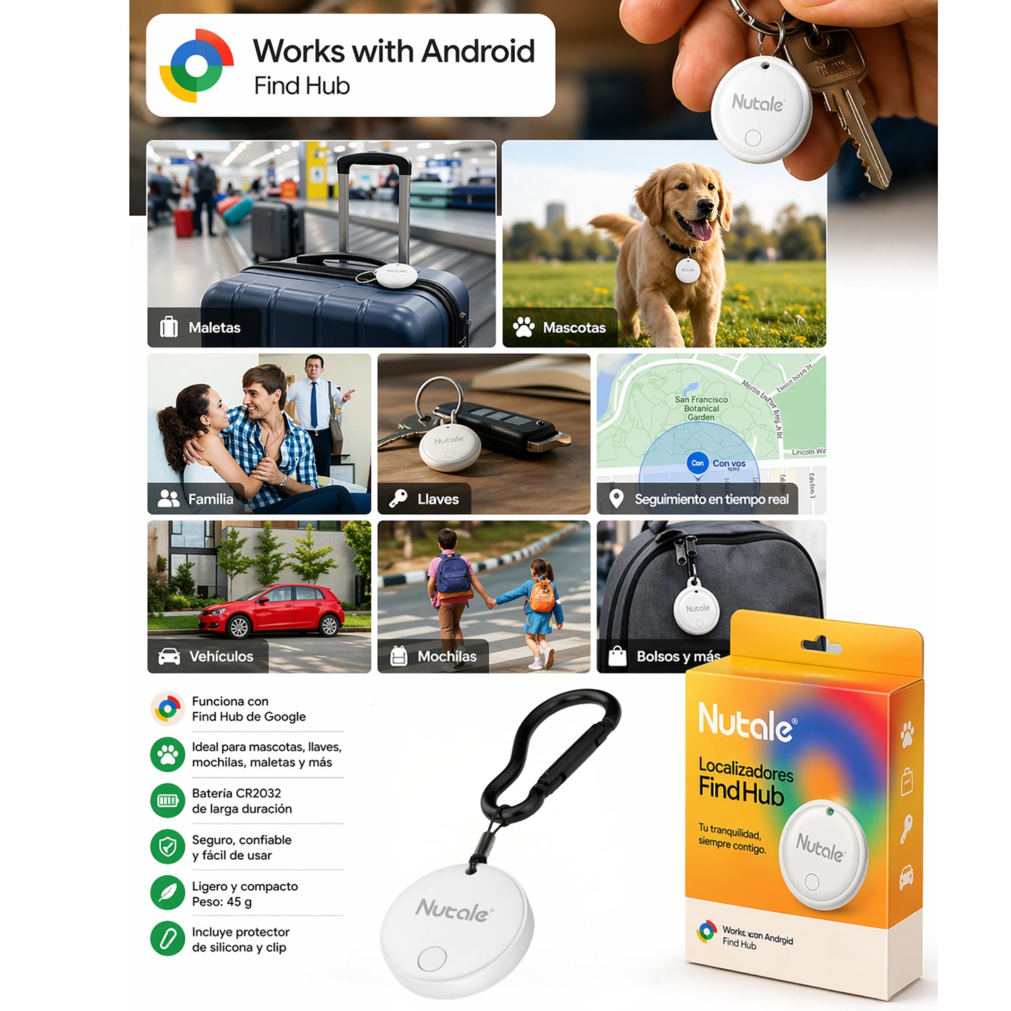 Localizador GPS Multiusos para Android Find Hub Google
