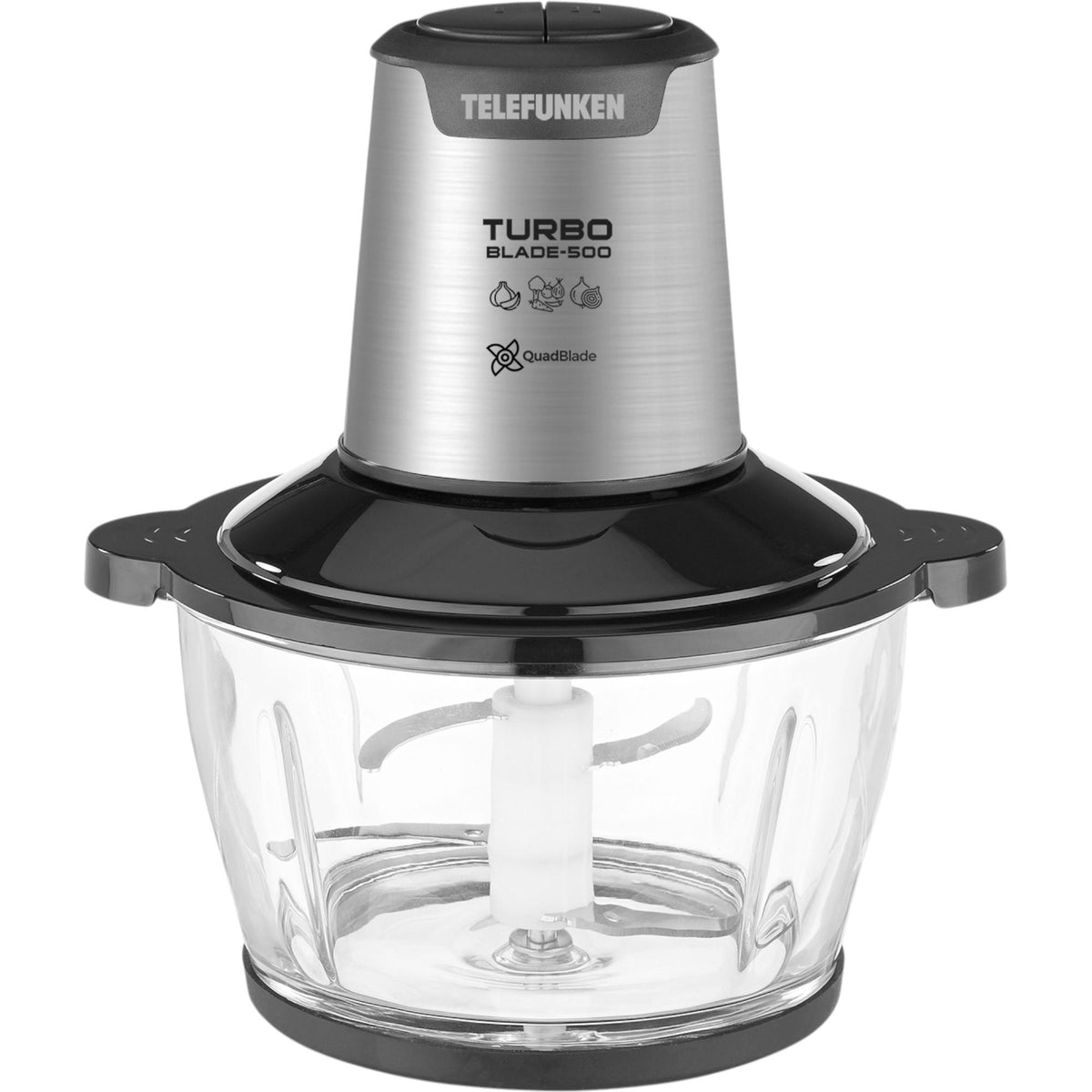 Picadora de Alimentos Turbo Blade 600W Bowl Vidrio 1.5 LT