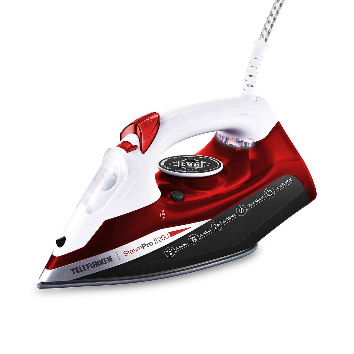 Plancha a Vapor Ceramic Steam Pro 2200 Antiadherente 2350W