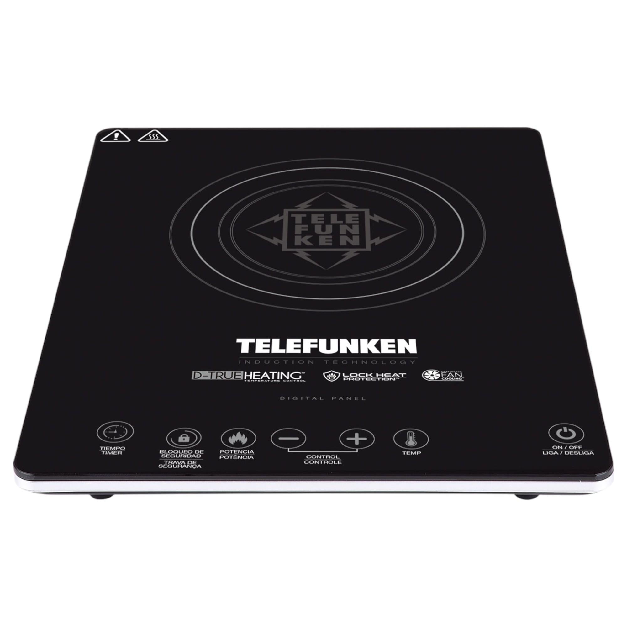 Cocina Eléctrica Encimera de Inducción Touch 2100W/ 60°/240°