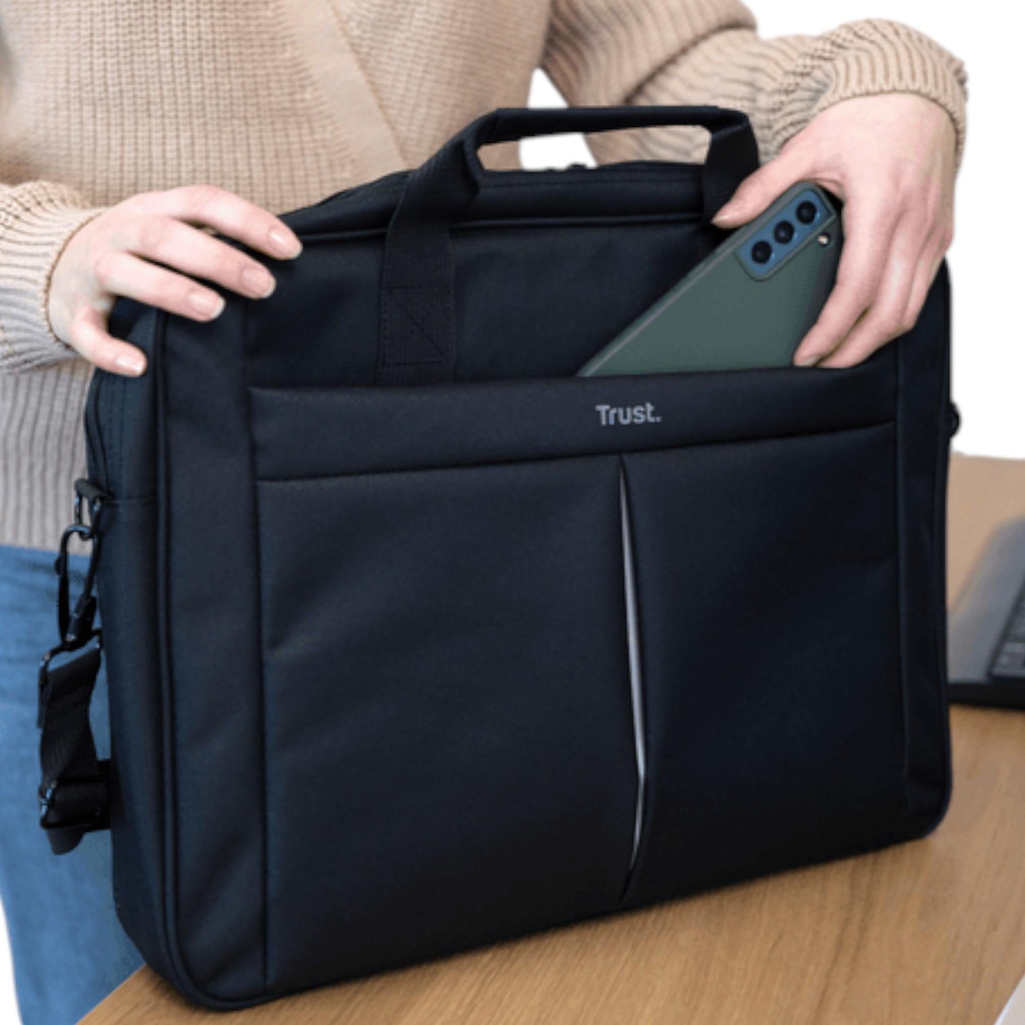 Bolso para Notebook Trust Primo 16" Max Ultra Liviano Black