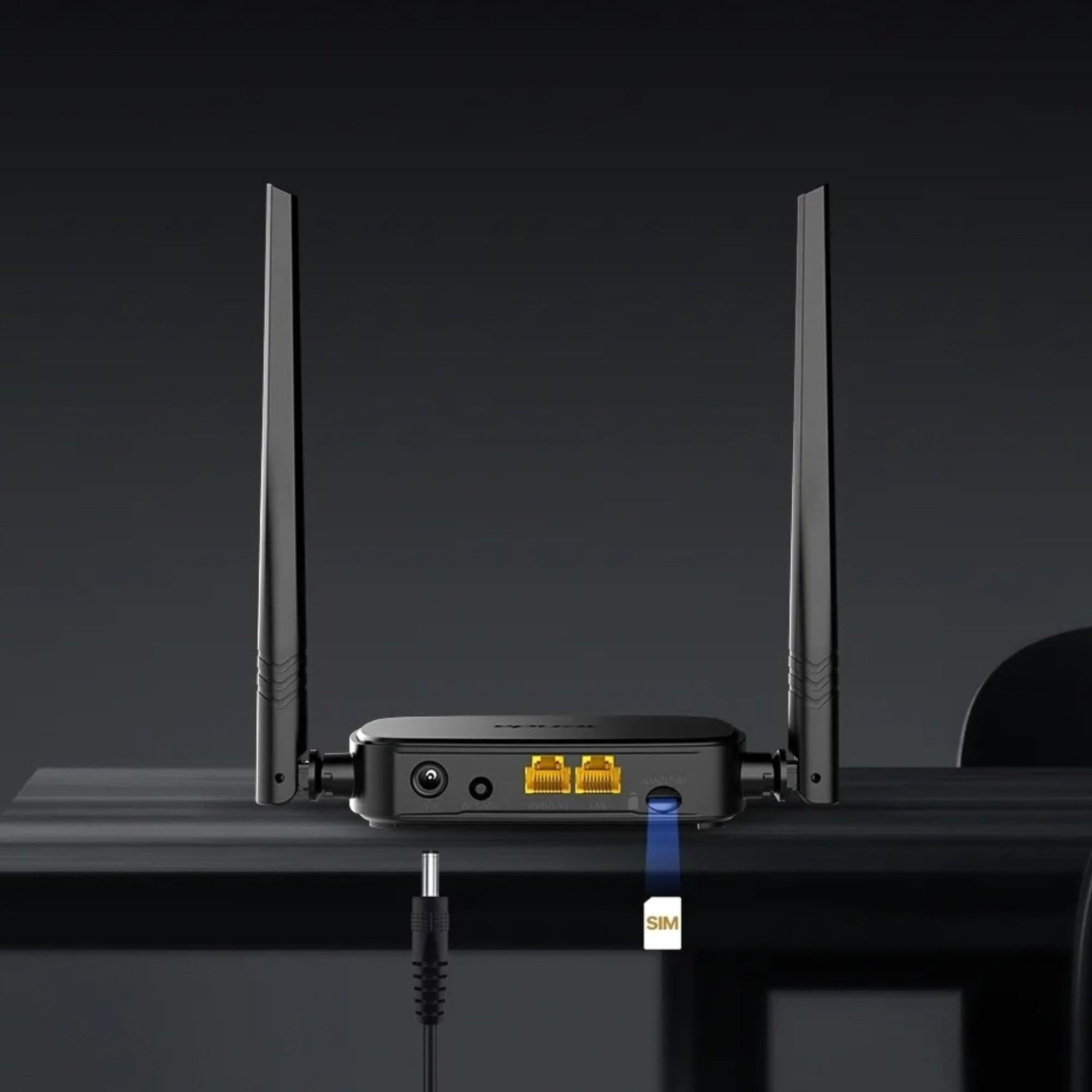 Router WIFI LTE 4G-3G High Power con Ranura SIMCARD 300 Mbps