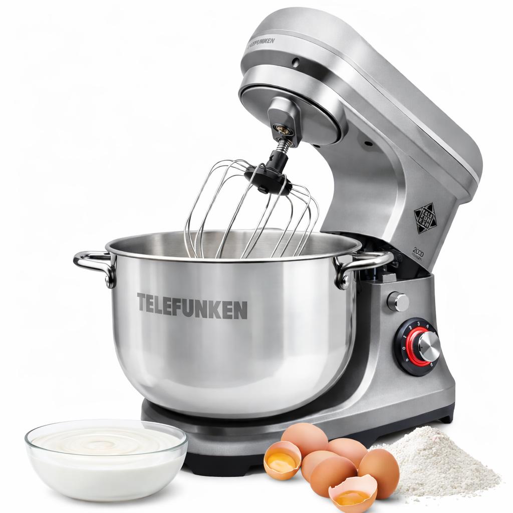 Batidora de Mesa Planetaria Telefunken 2000W 10L Vintage