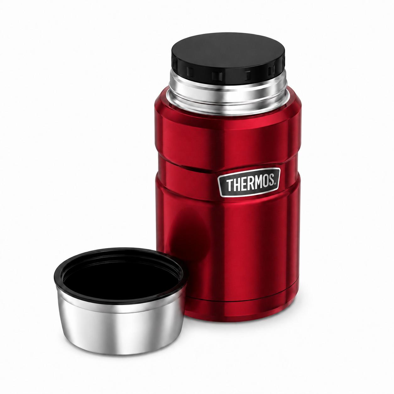 Termo de Comida Premium Inox Thermos King 470ML Rojo