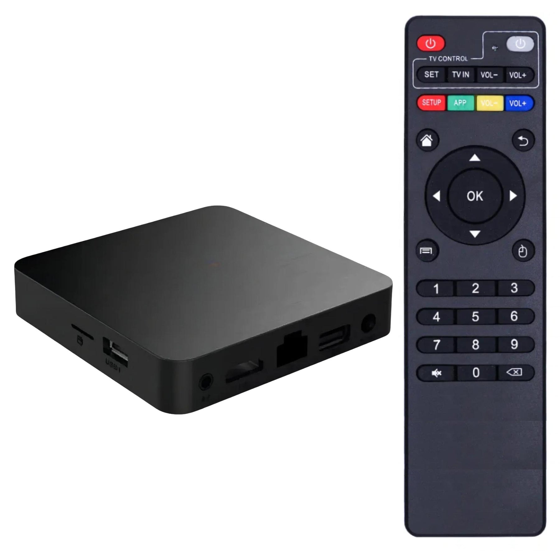 TV Box 4K Android 14 Quad-Core 8GB/128GB ChromeCast Built-in