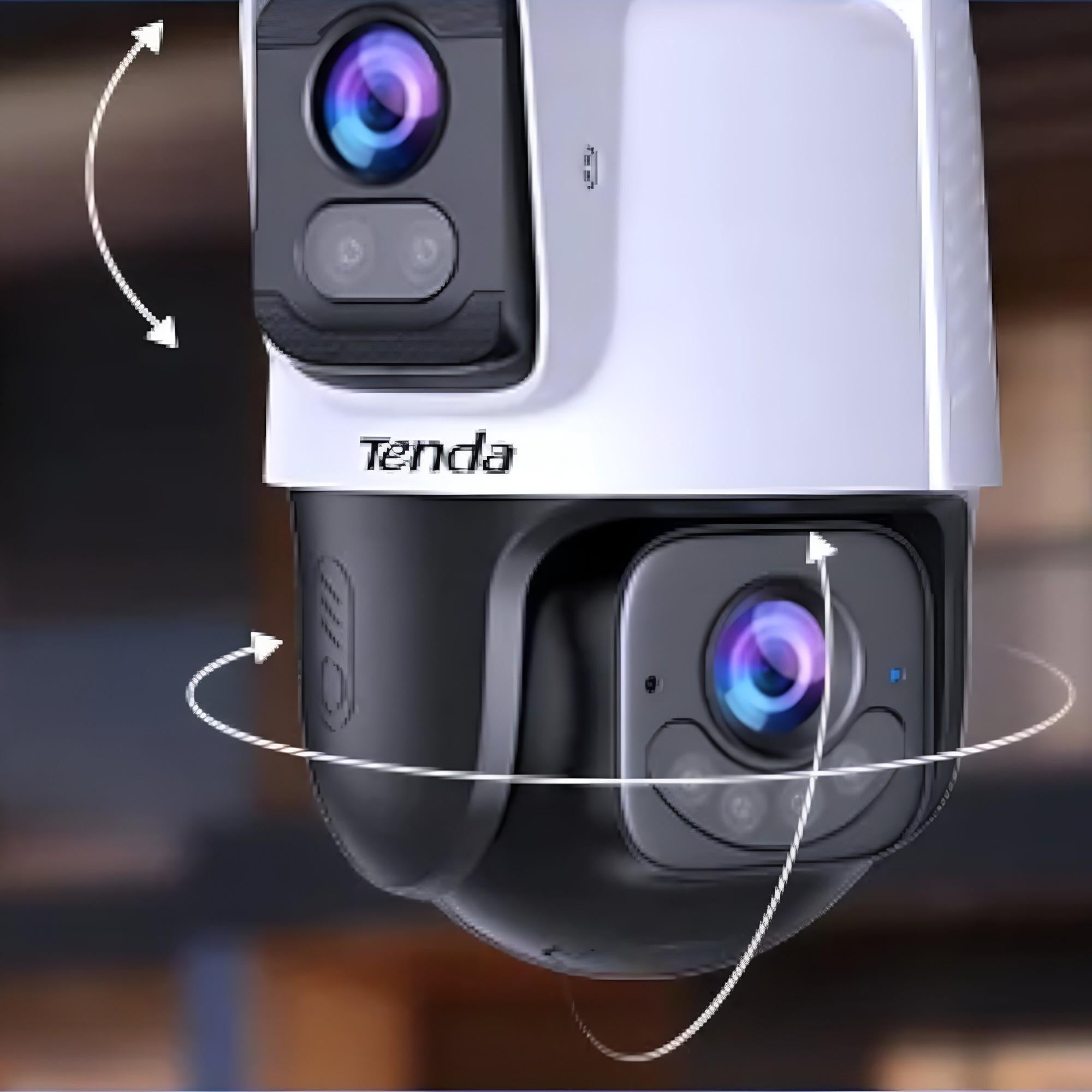 Cámara de Seguridad Outdoor Dual 360° Tenda CH9 FHD / WIFI-6