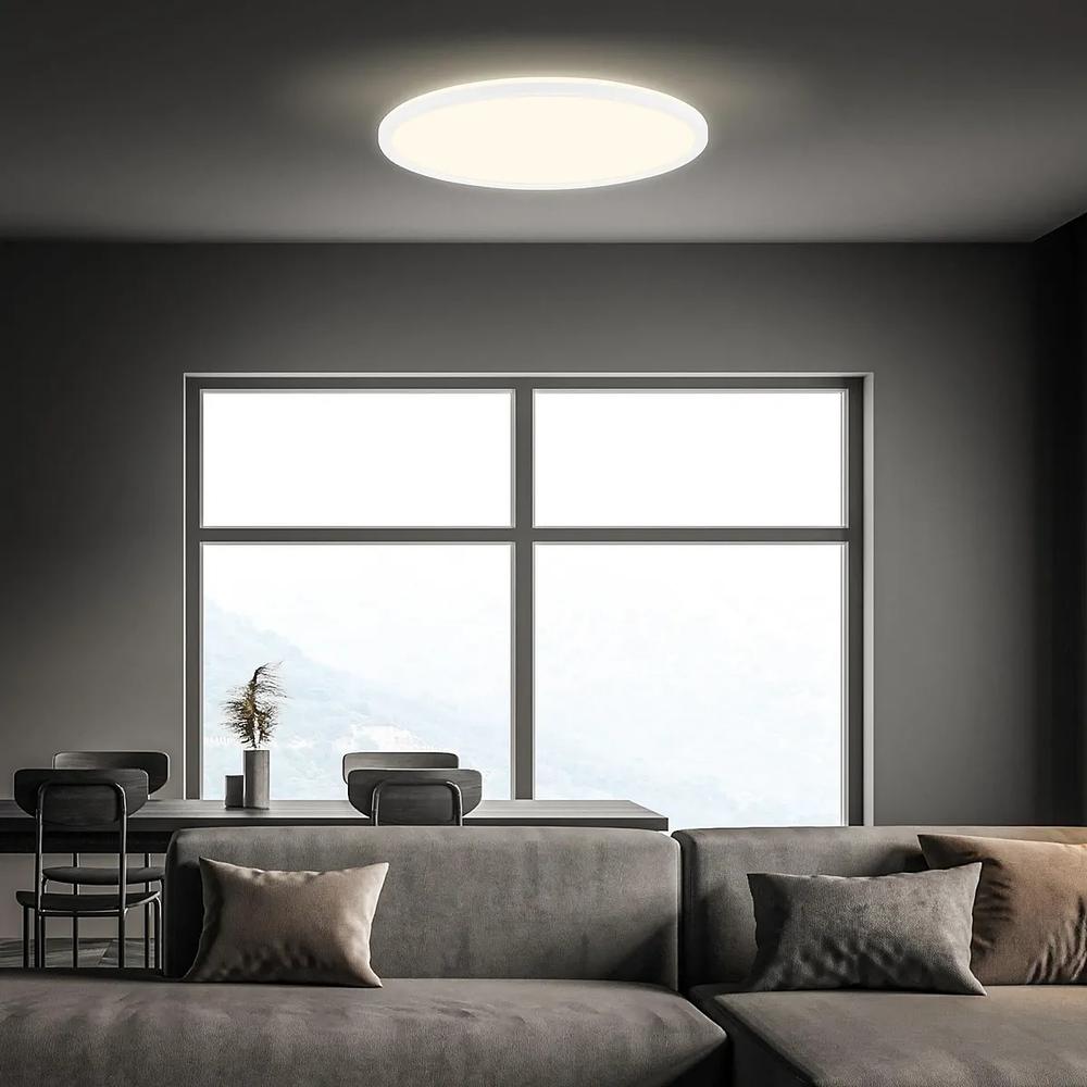 Plafón LED Sobrepuesto 30W/30CM/2400LM/6500°K Blanco Elegant