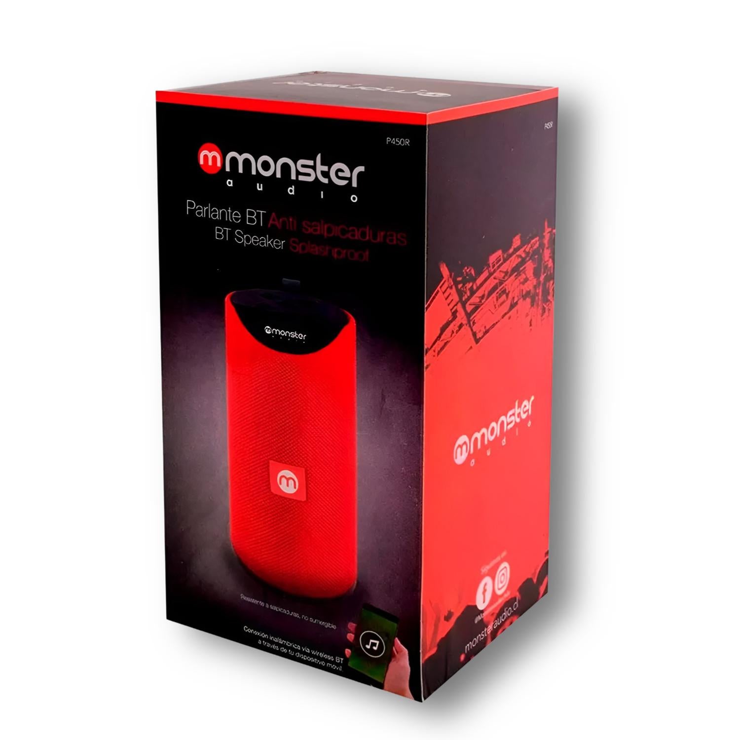 Parlante Portátil Bluetooth Waterproof Monster P450 PRUEBA