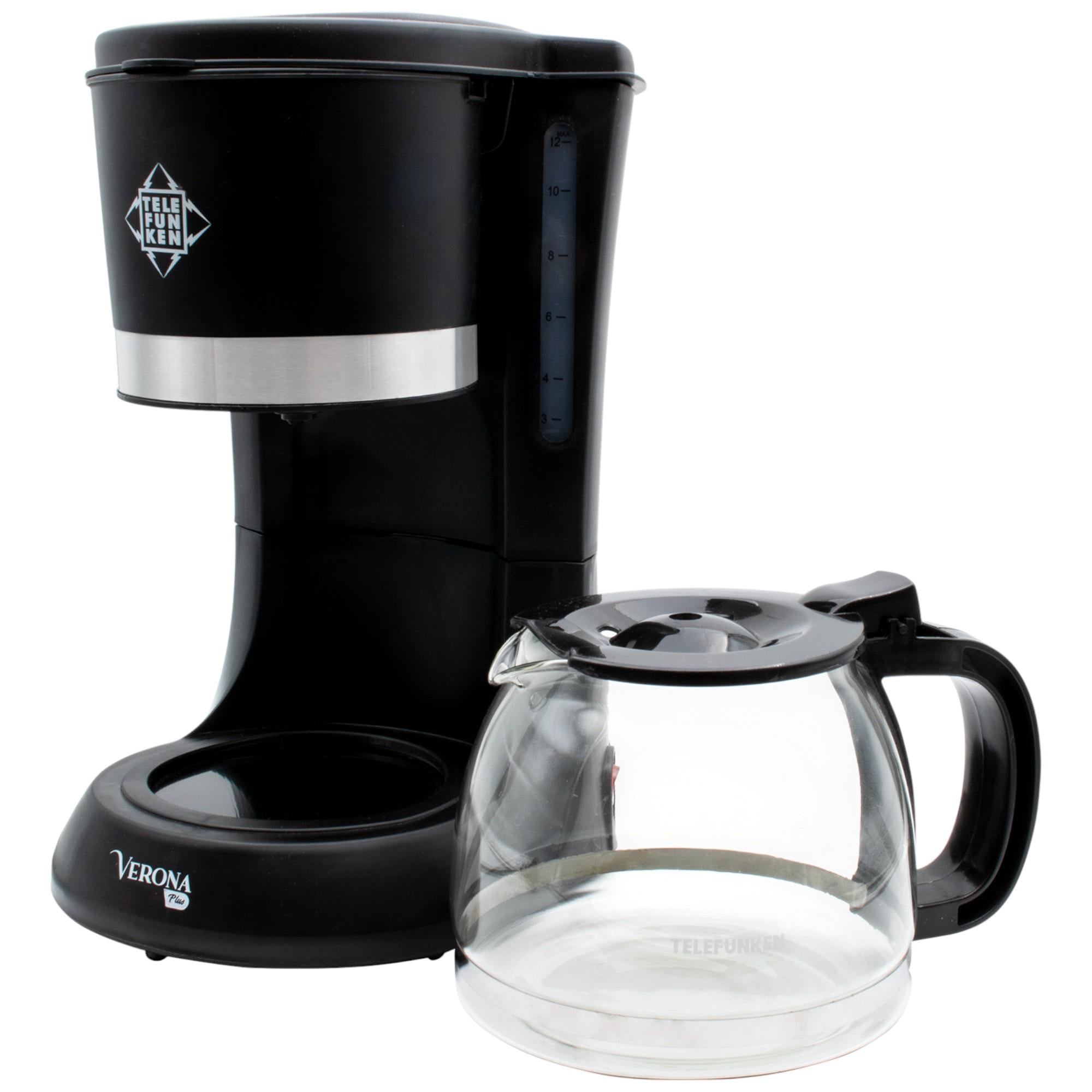 Cafetera Eléctrica Keep Warm Verona Plus 1.2L Filtro Lavable