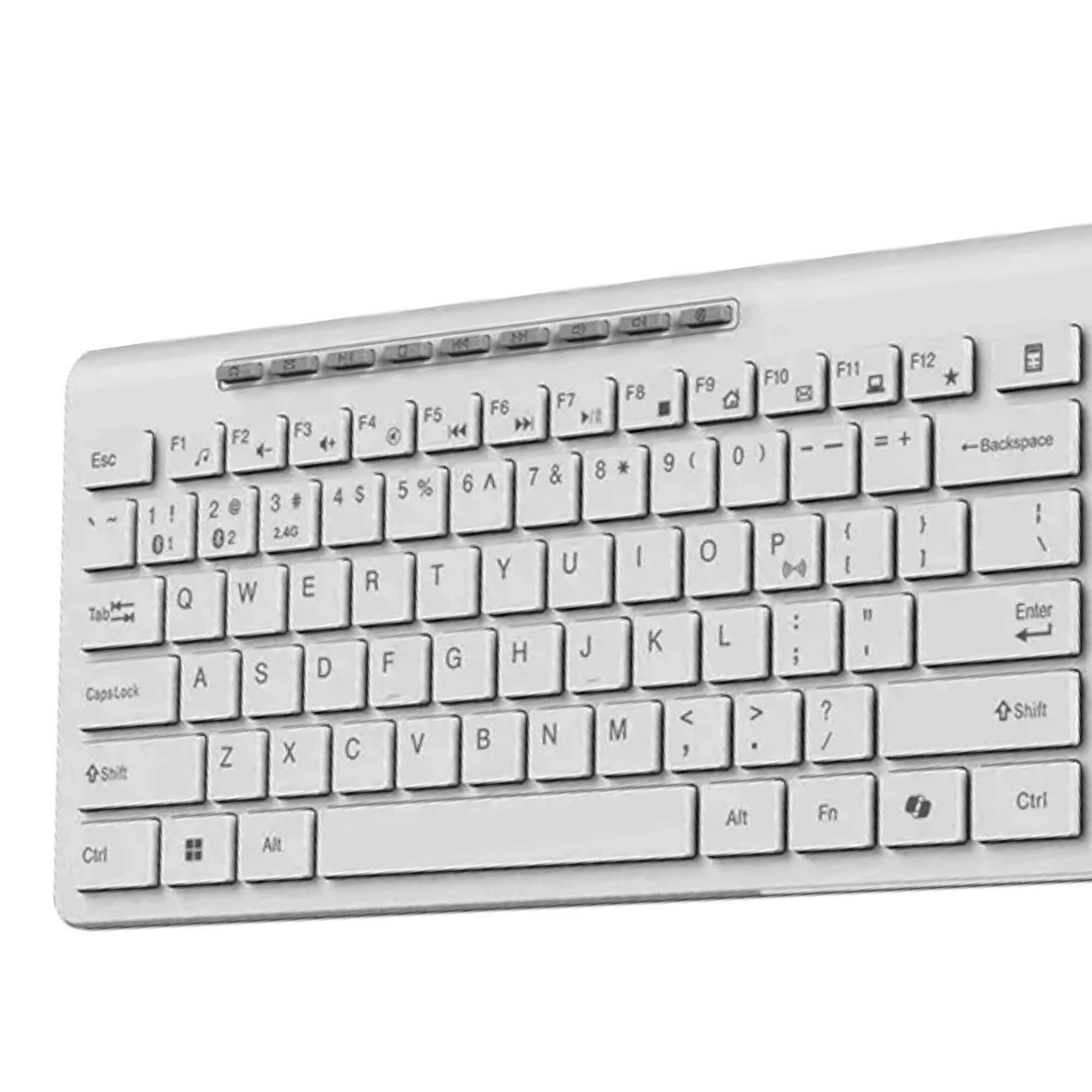 Teclado y Mouse Dual Wireless Bluetooth + USB 2G Copilot AI