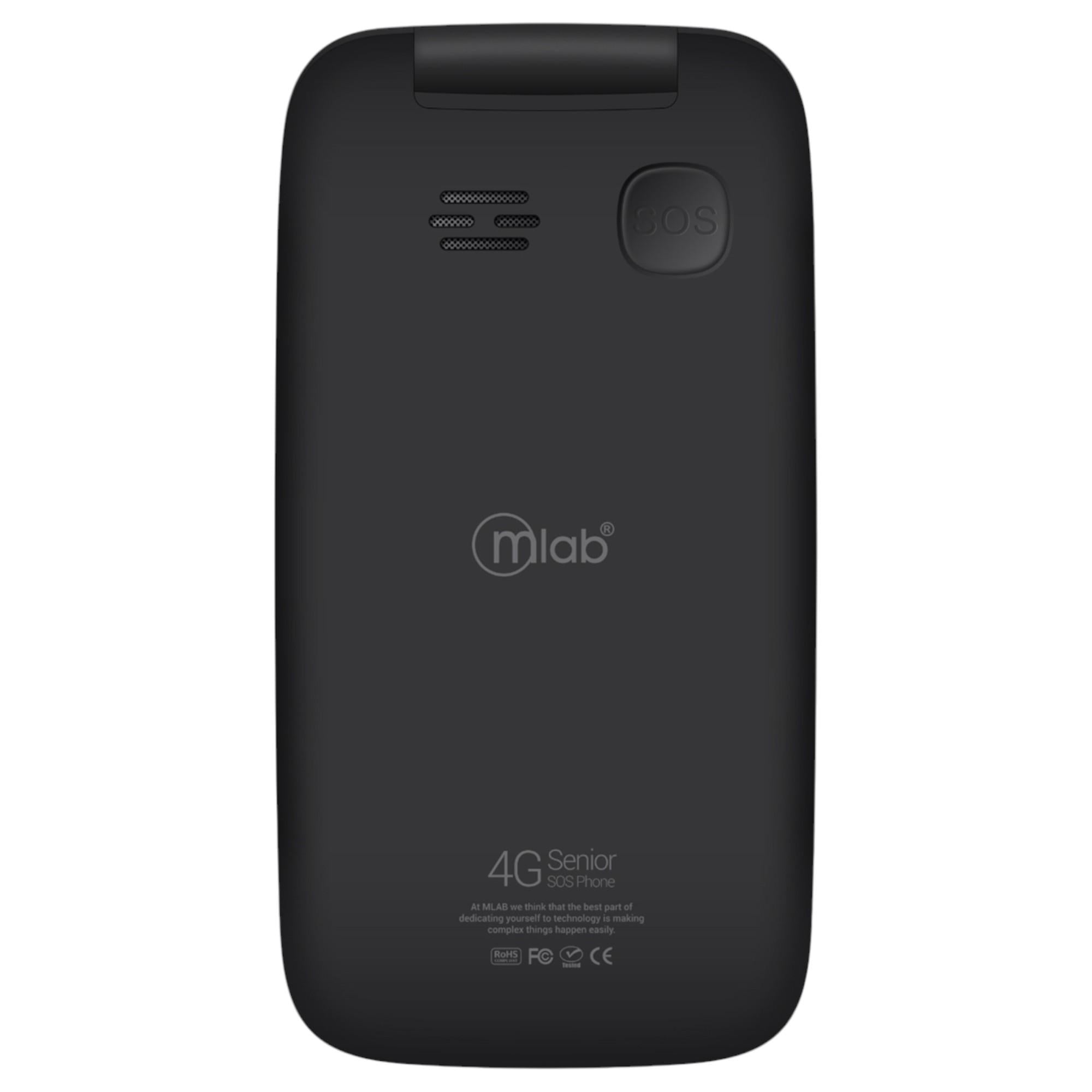 Teléfono Senior Adulto Mayor 4G Almeja con Base de Carga BK