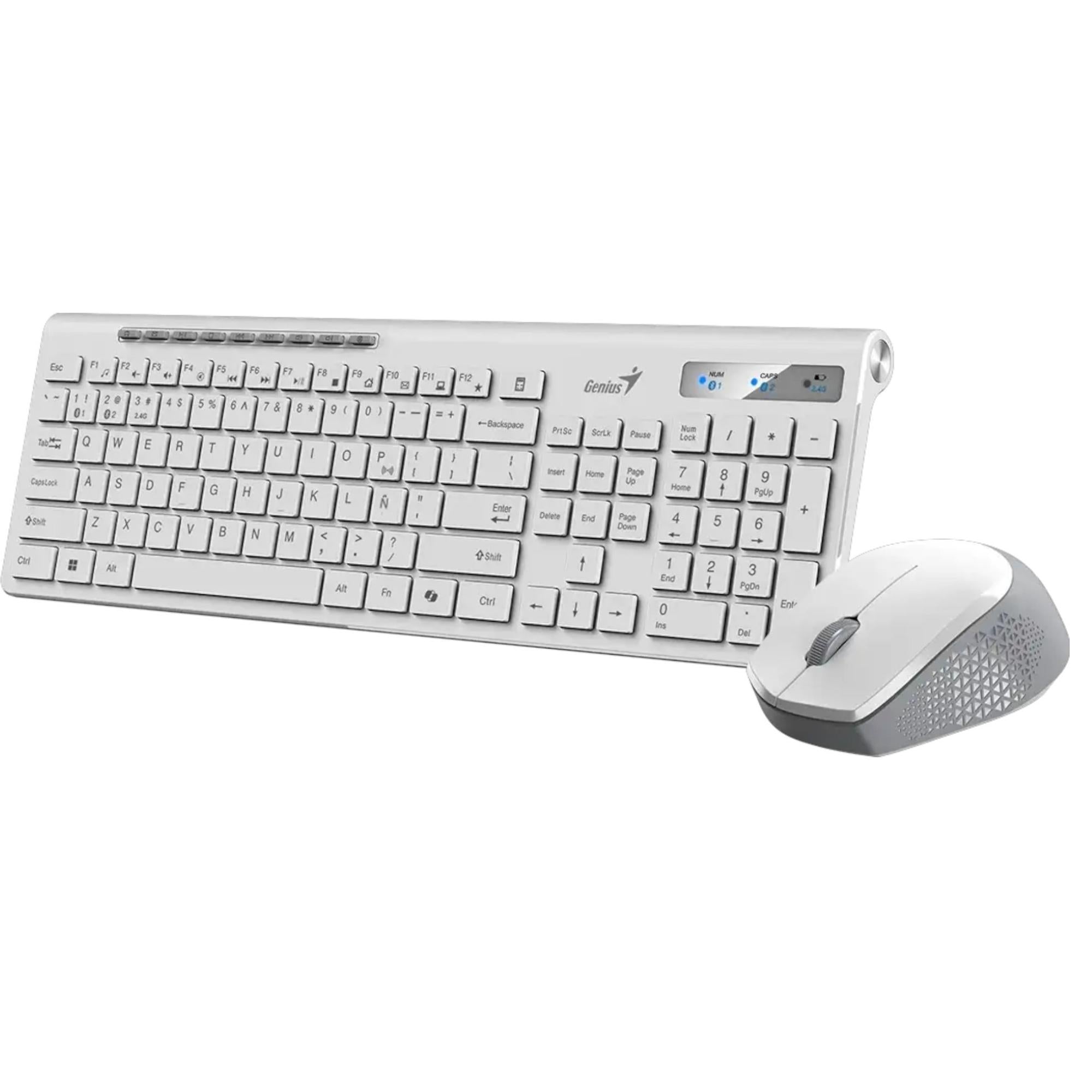 Teclado y Mouse Dual Wireless Bluetooth + USB 2G Copilot AI