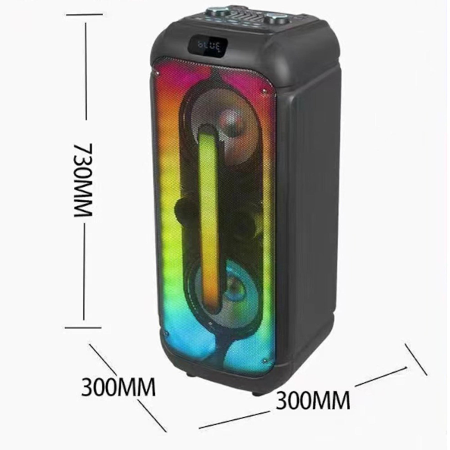 Parlante Bluetooth Flaming SpaceWalker RGB TWS Mic Wireless