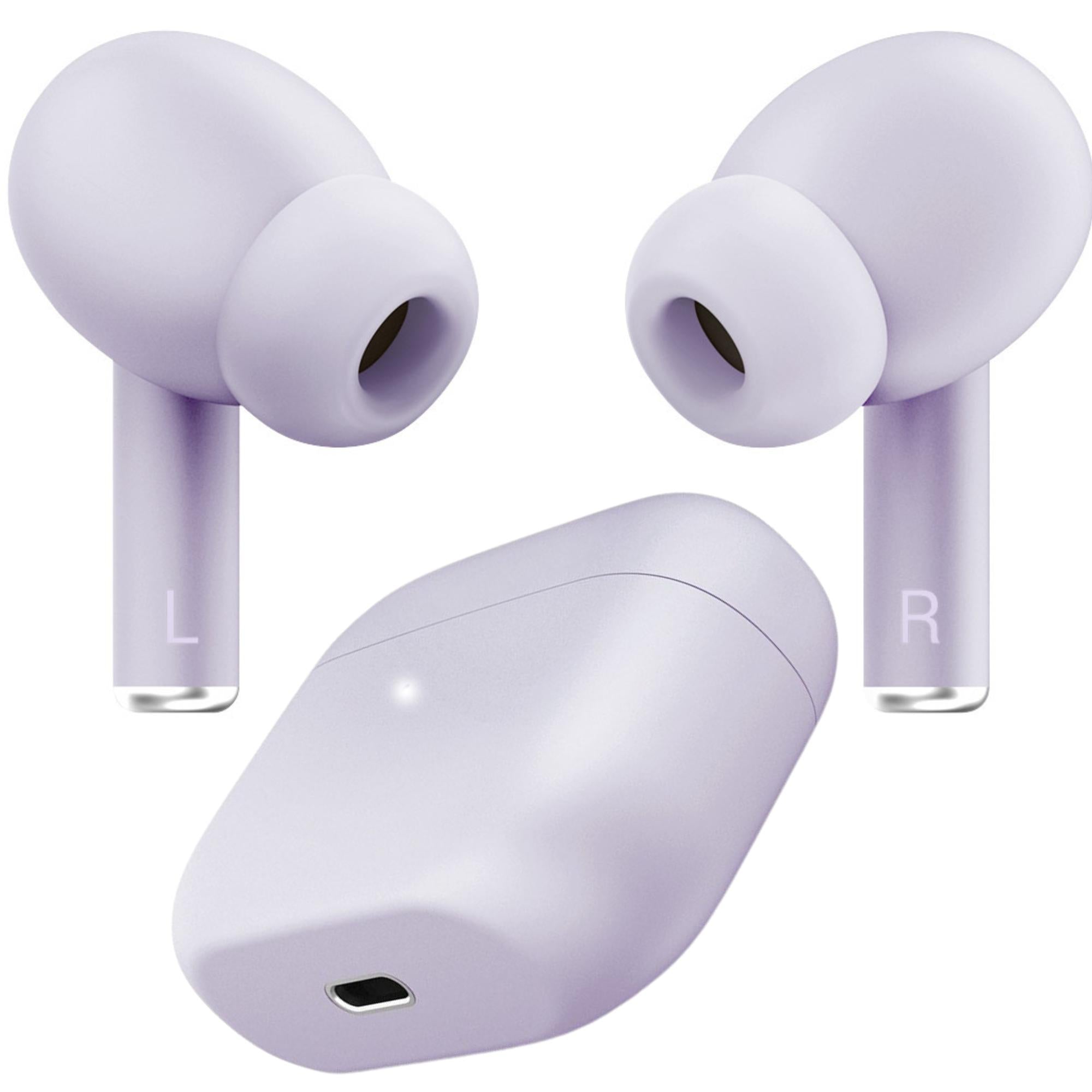 Audifonos Bluetooth TWS Energy Sistem Style 2 Purple Deep Bass 20Hrs