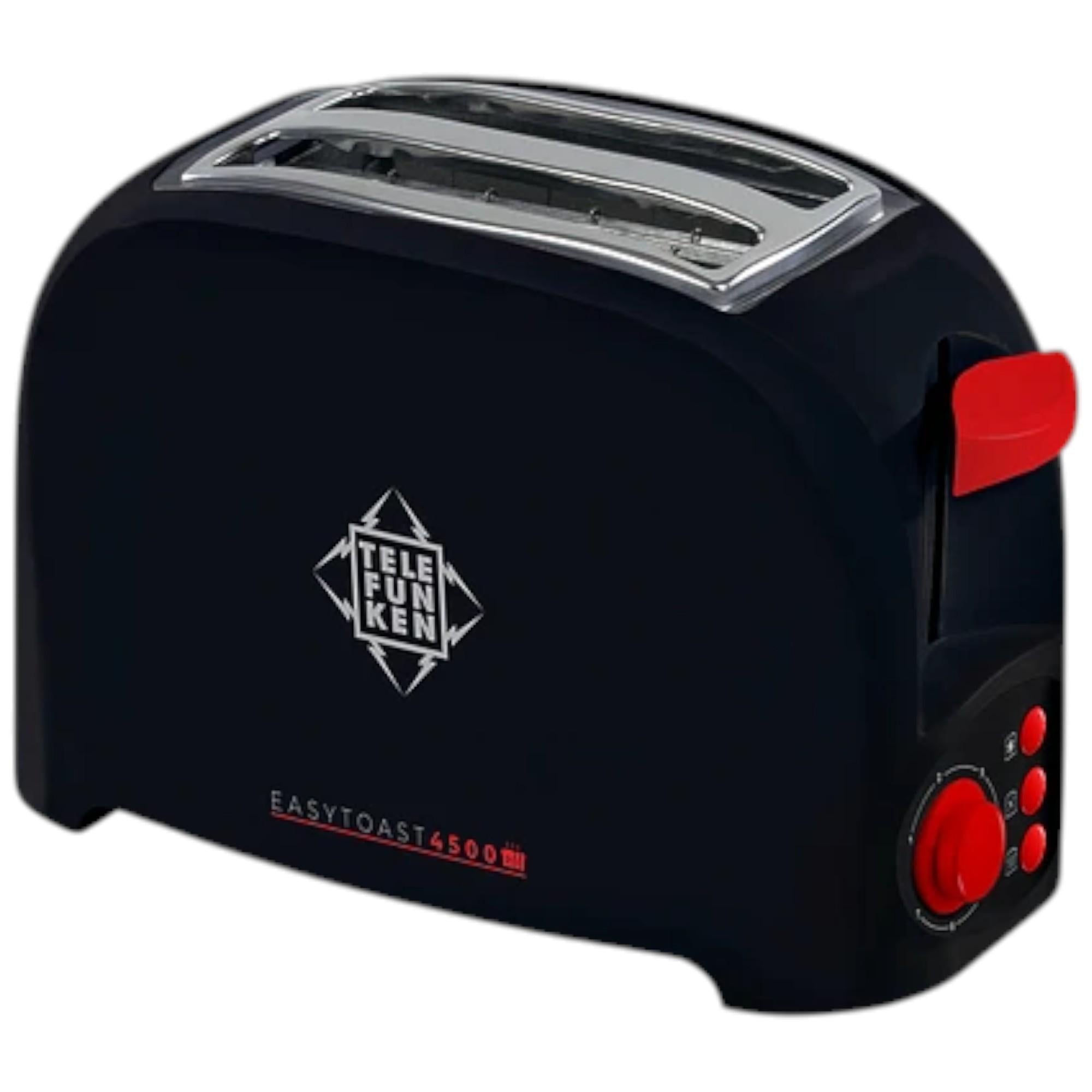 Tostador de Pan Eléctrico 900W Easy Toast 4500 Black (3en1)
