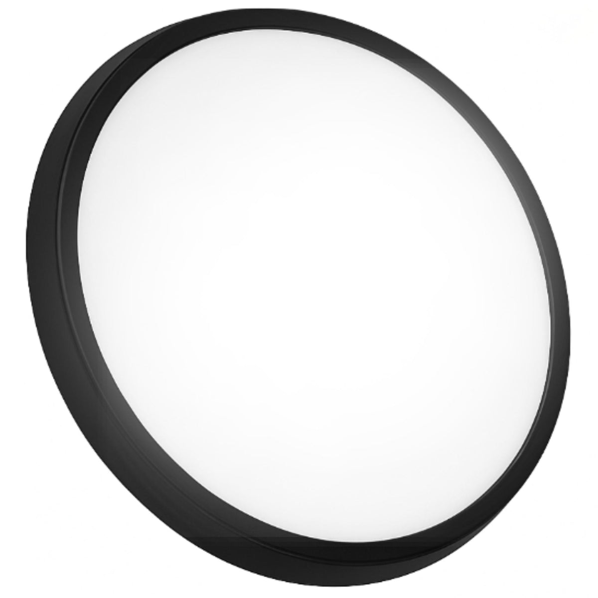 Plafón LED Sobrepuesto 30W/30CM/2400LM/6500°K Negro Elegant