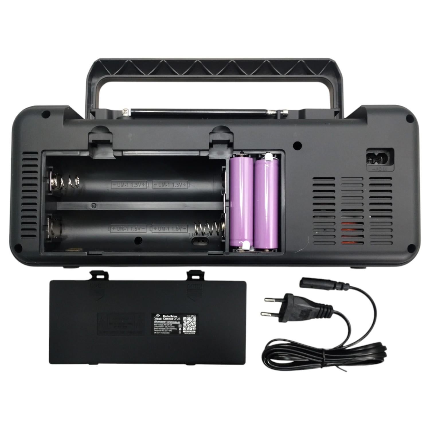 Radio AM/ FM/ BT/ Mp3/ Bluetooth Con Cassette CF-28 Old Time 1980'S