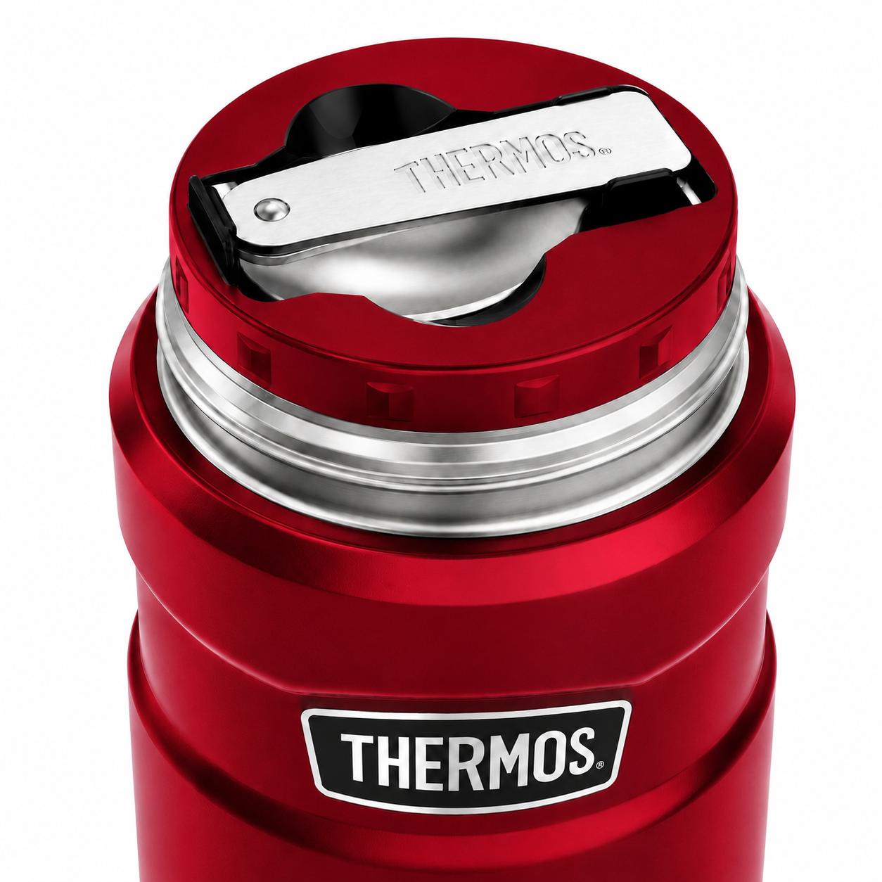 Termo de Comida Premium Inox Thermos King 470ML Rojo