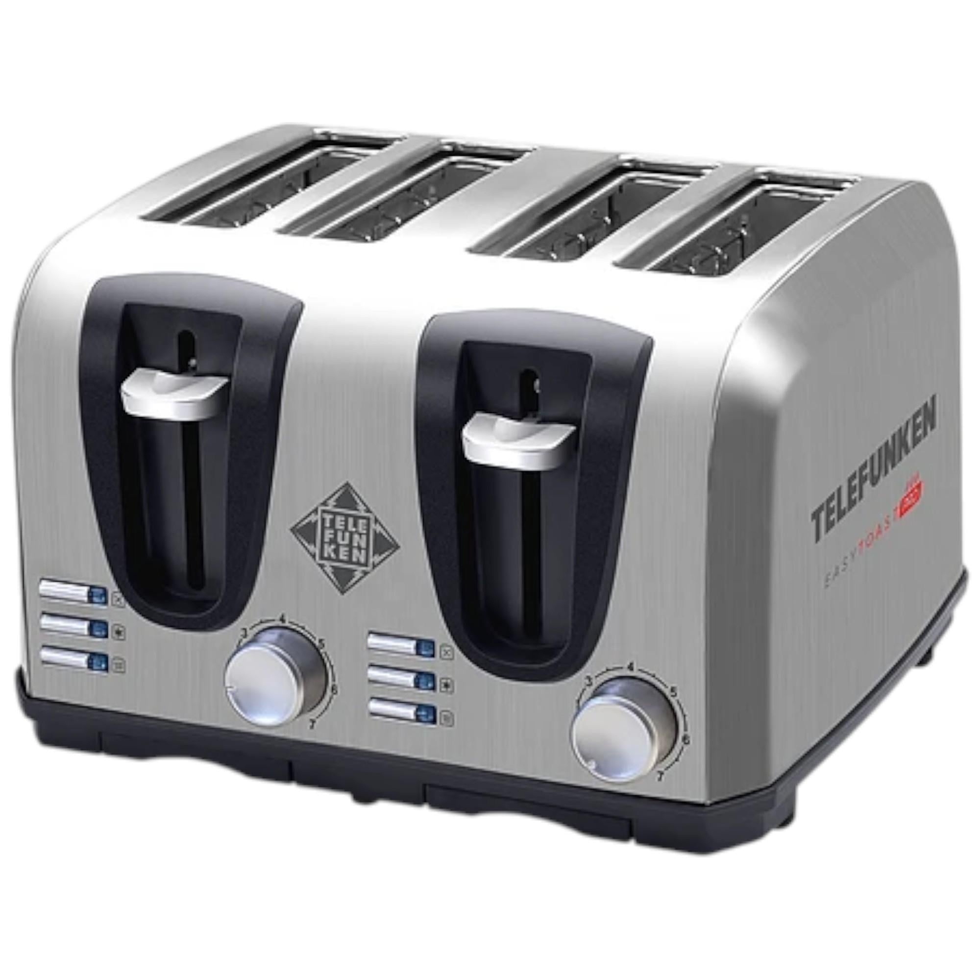 Tostador Eléctrico Doble (4en1) Easy Toast Pro Inox 1450W