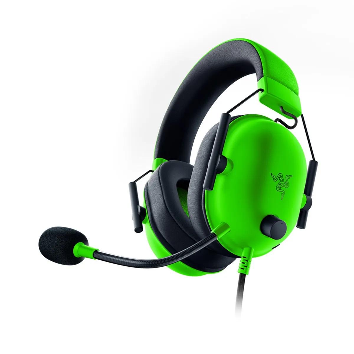 Audífonos Gamer Razer BLACKSHARK V2 X Green Mulltiplataforma