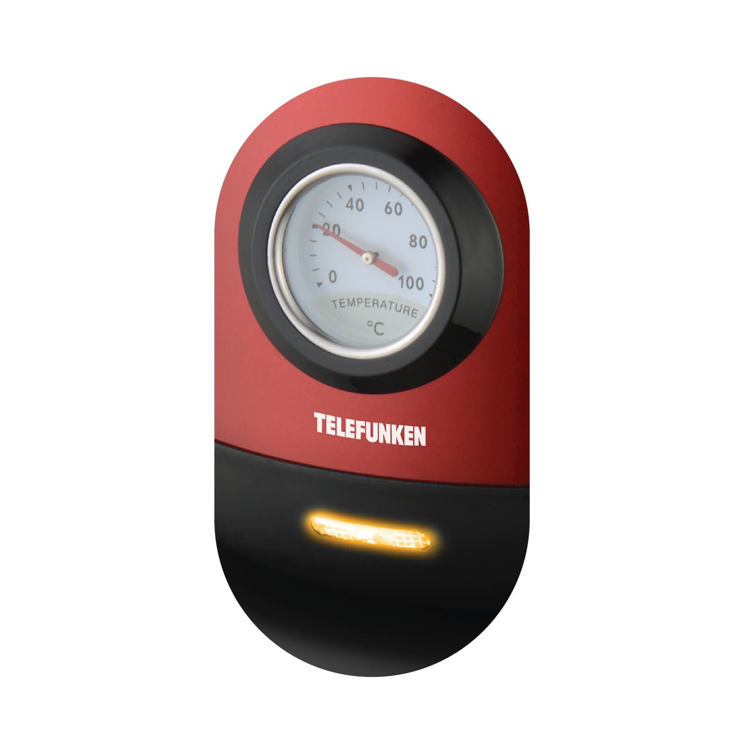Hervidor Stainless Steel 1.7LT con Termometro 2200W TF-PE900