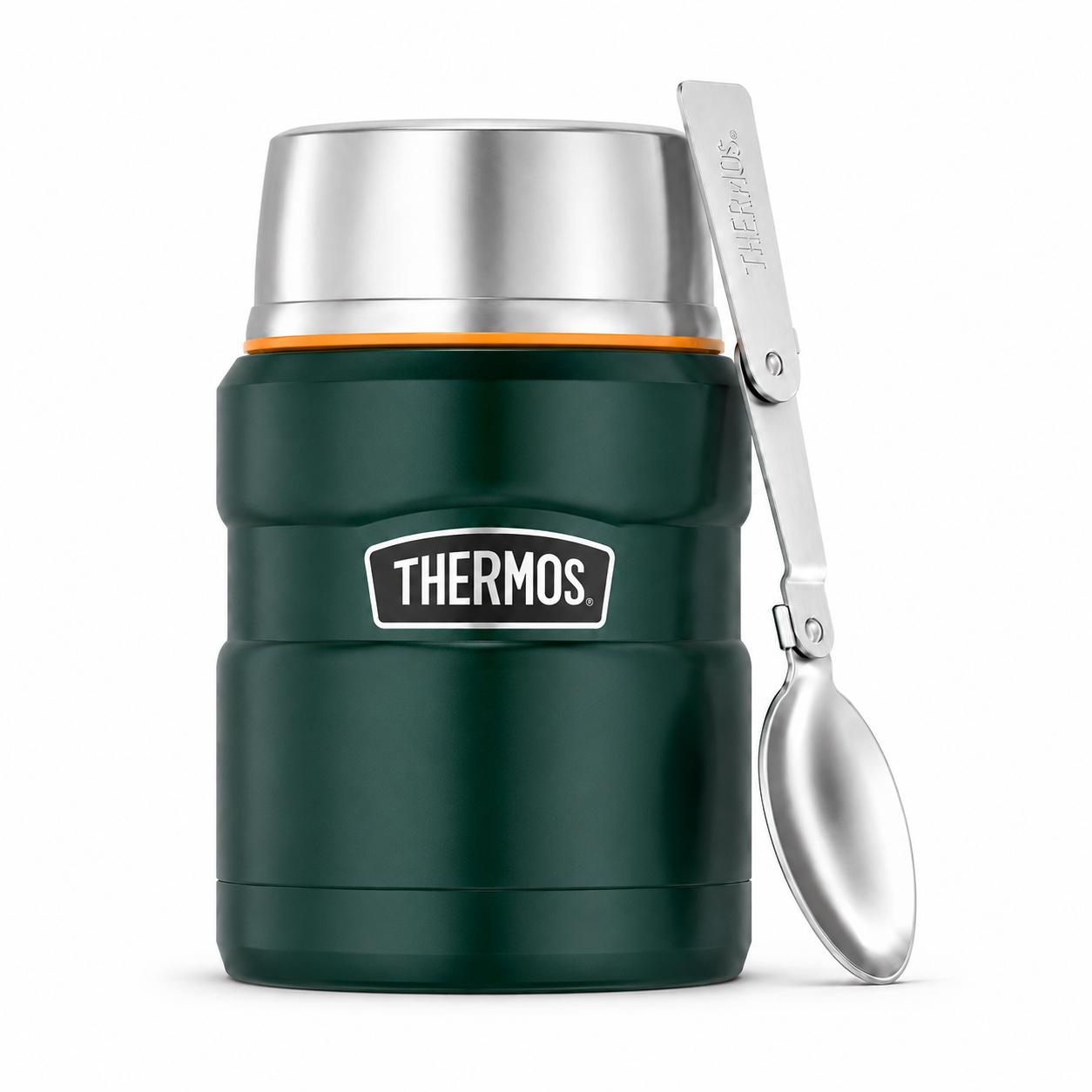Termo de Comida Inox Thermos King 470ML Verde