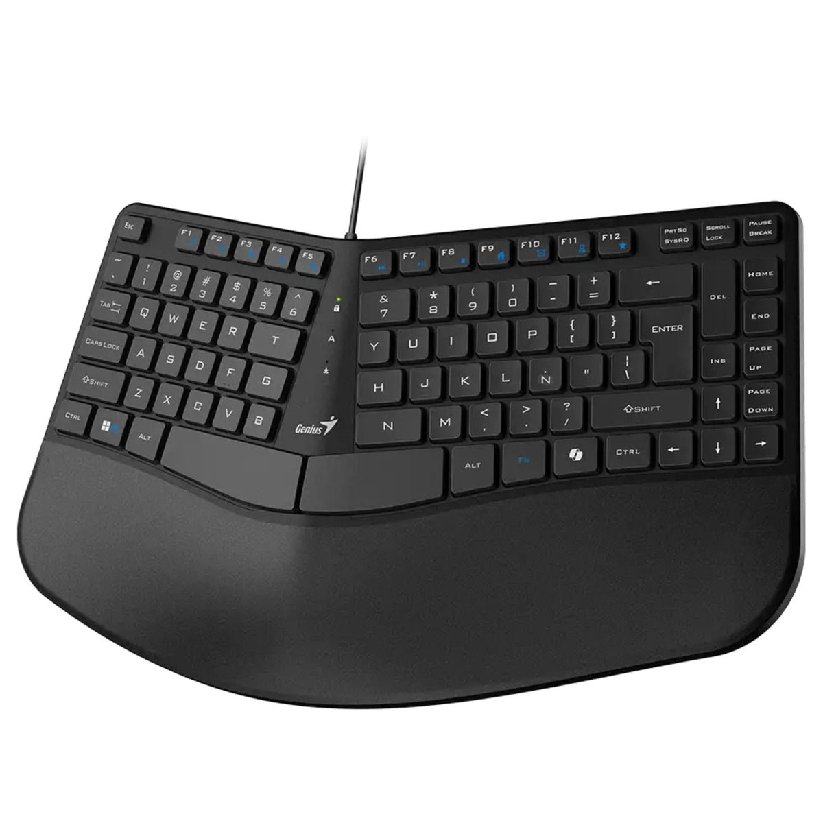 Teclado Ergonómico con apoya Muñecas Enterprise Copilot AI
