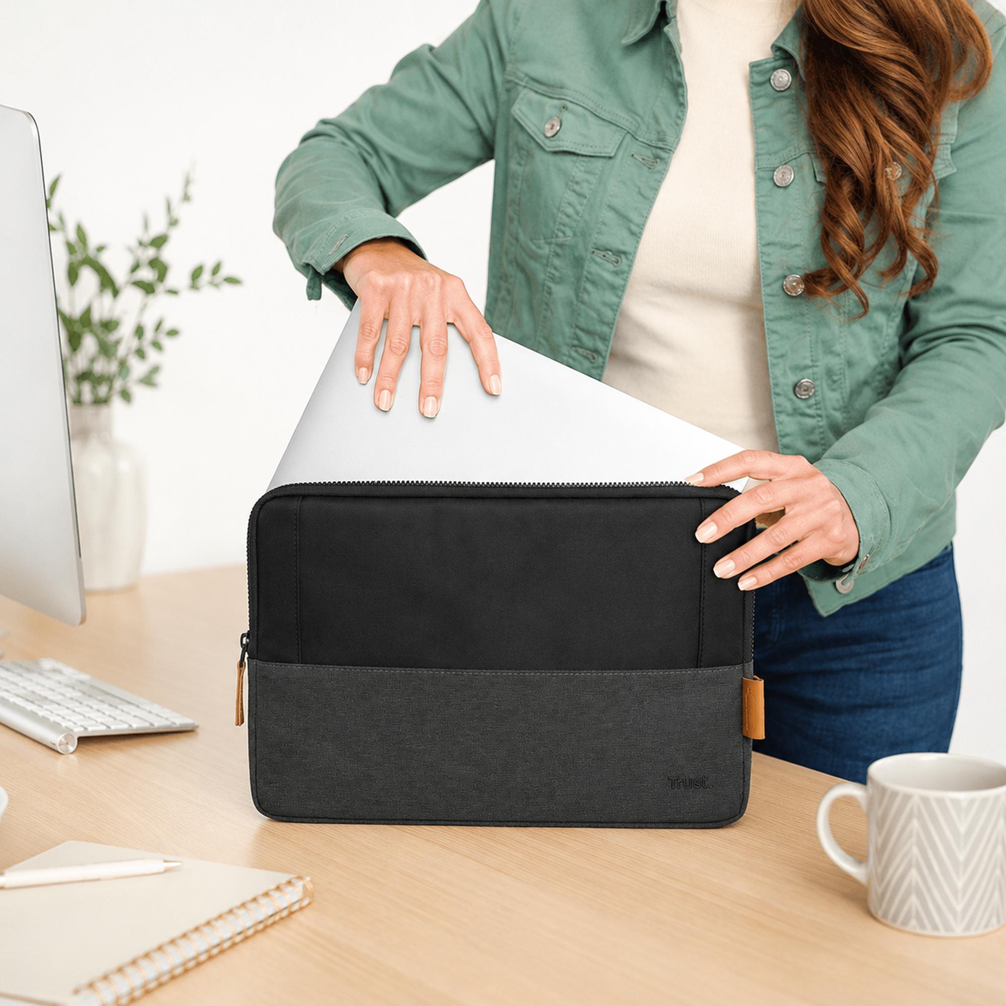 Funda para Notebooks 13.3" Trust Lisboa Black Pack