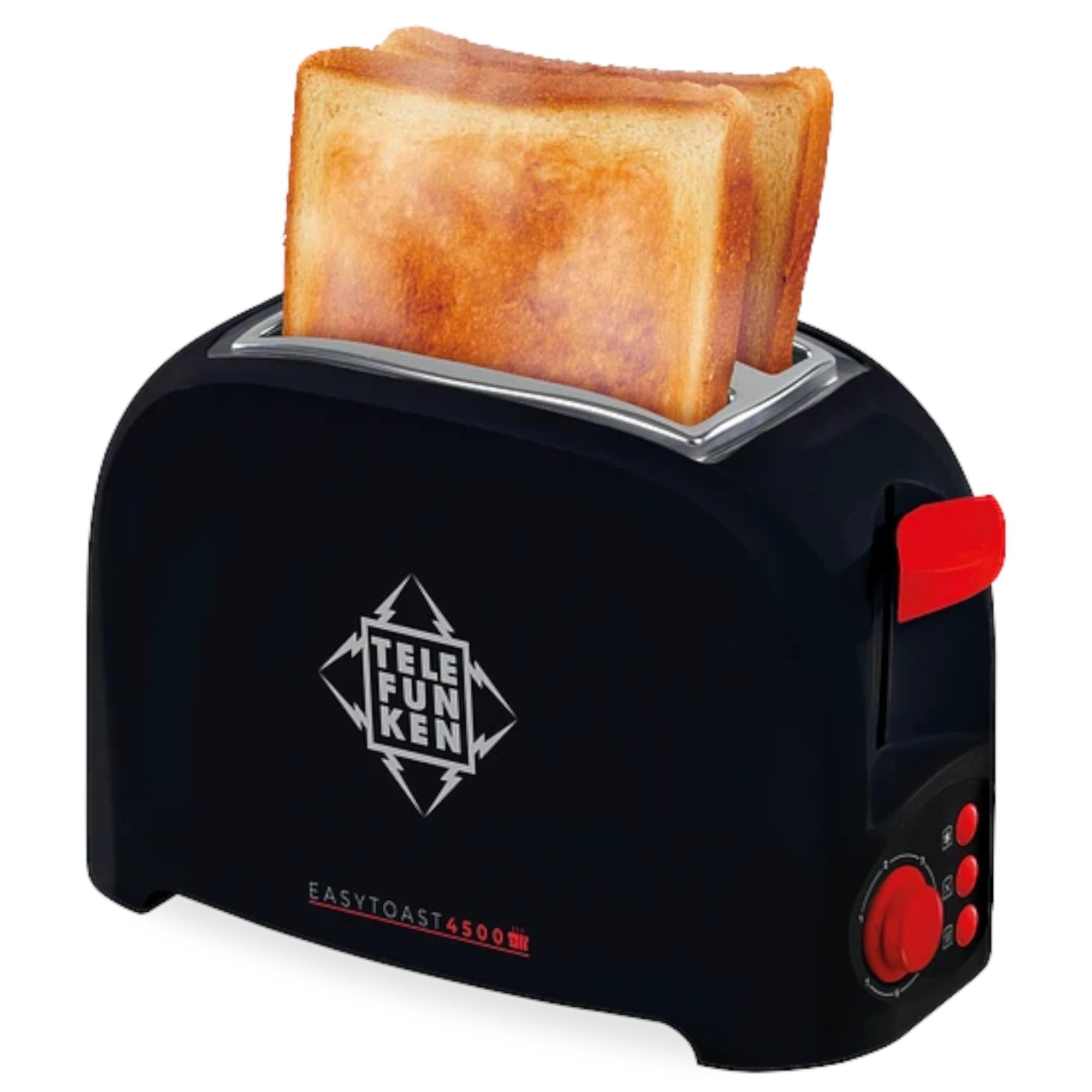 Tostador de Pan Eléctrico 900W Easy Toast 4500 Black (3en1)