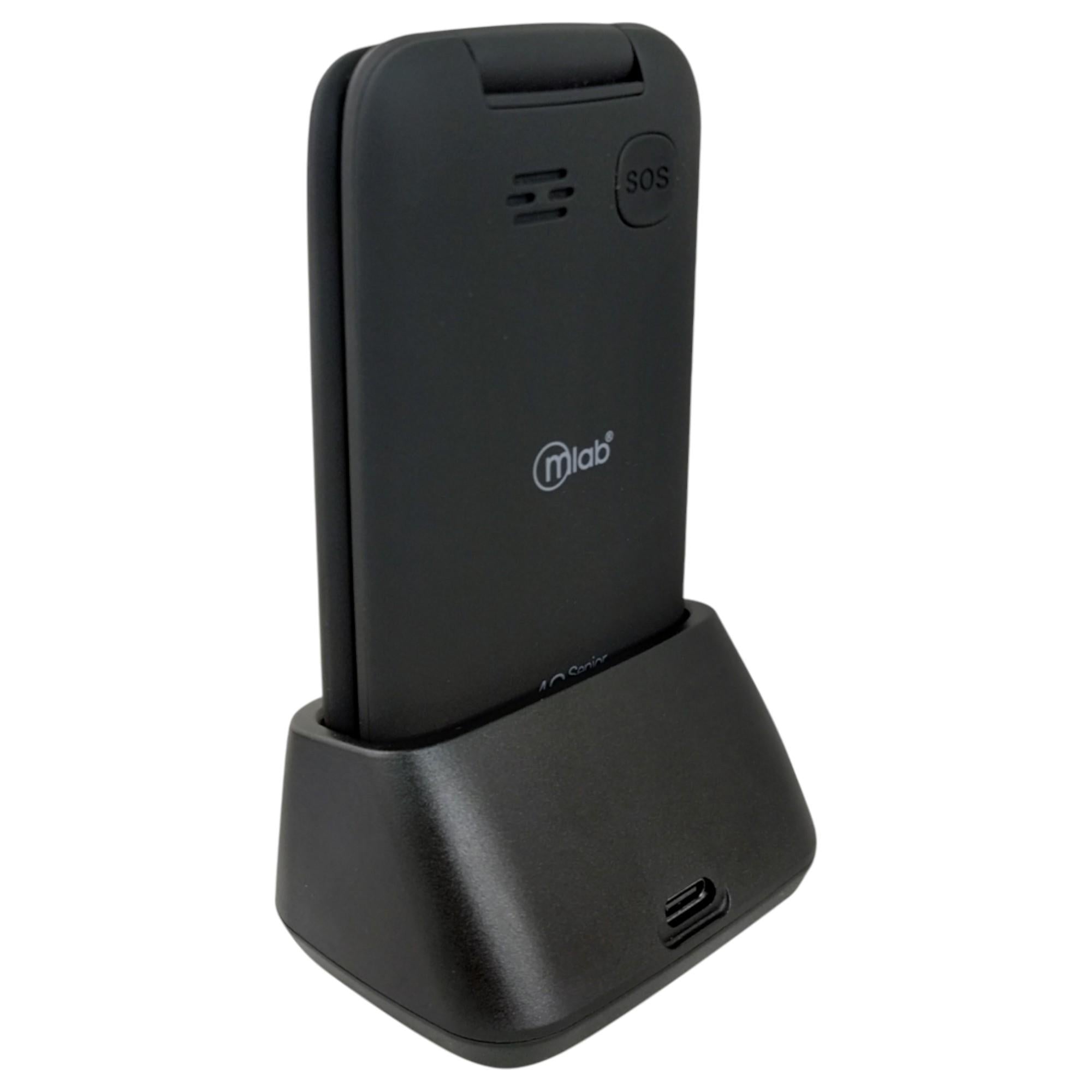 Teléfono Senior Adulto Mayor 4G Almeja con Base de Carga BK