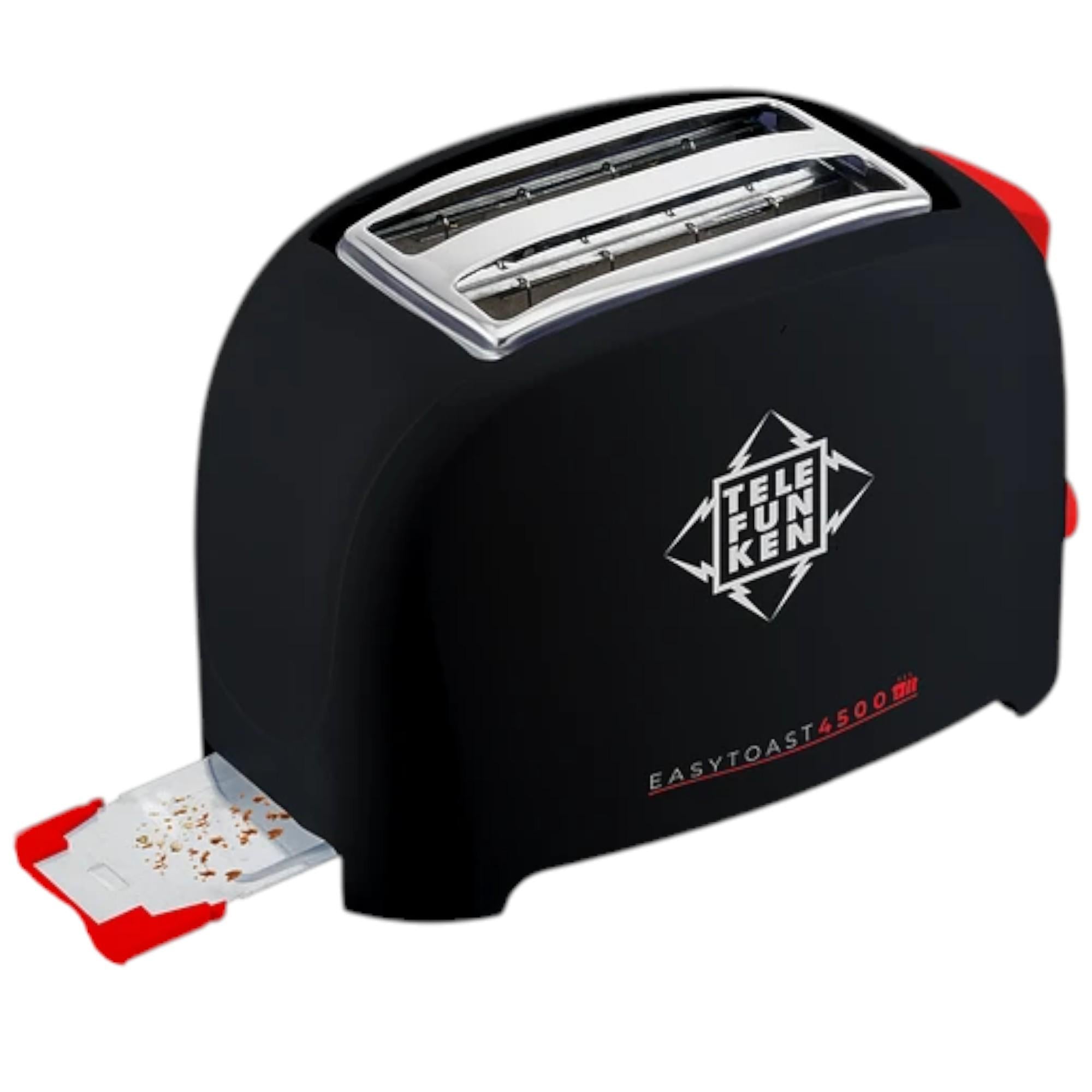 Tostador de Pan Eléctrico 900W Easy Toast 4500 Black (3en1)