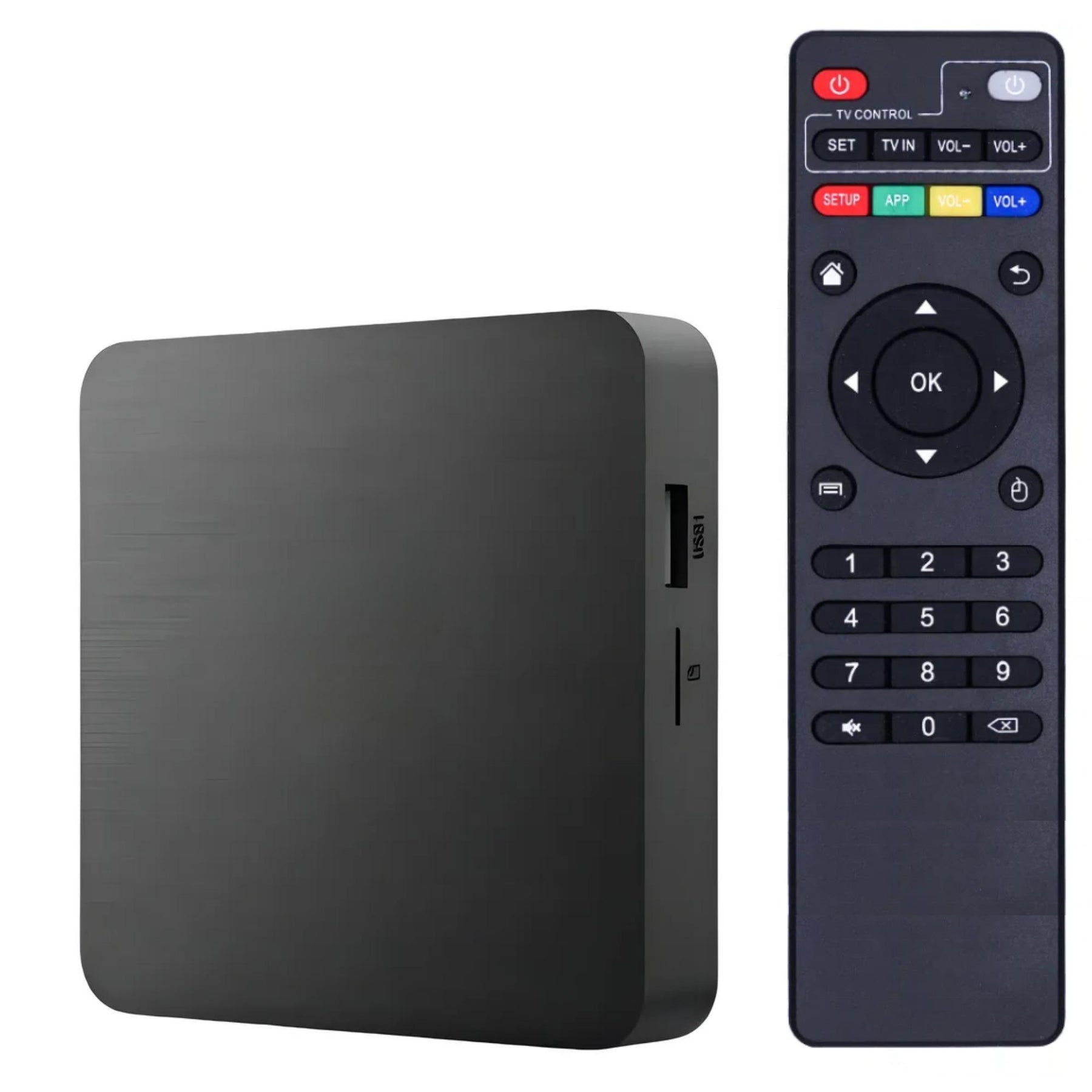 TV Box 4K Android 14 Quad-Core 8GB/128GB ChromeCast Built-in