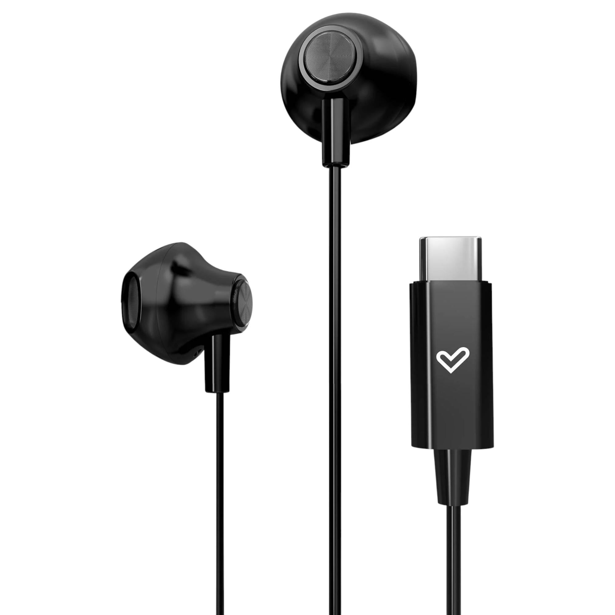 Audífonos Energy Sistem USB-C EasyPods Black HD Edition
