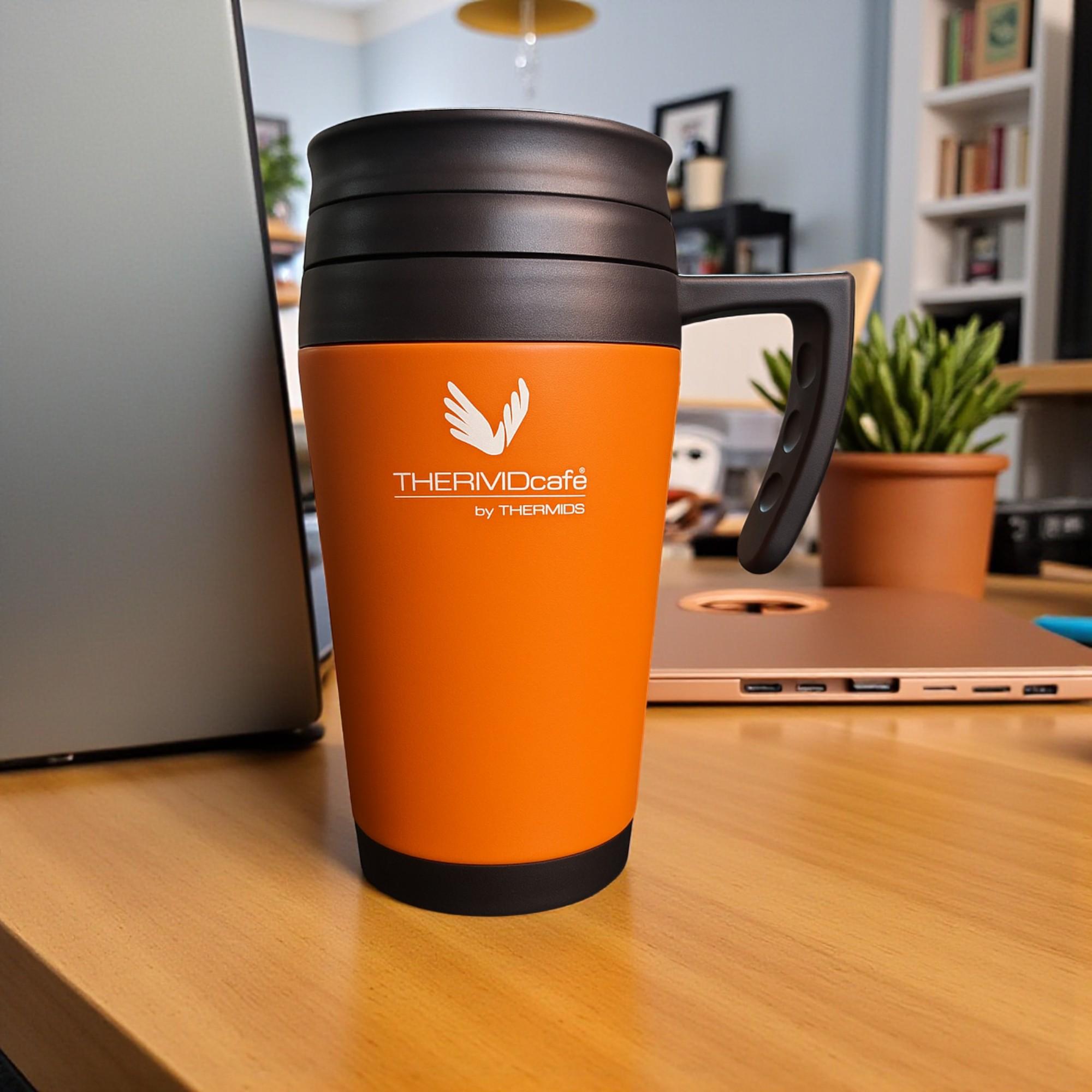 Vaso MUG Térmico Inox 400ML Orange Edition Thermos DF2000-SN