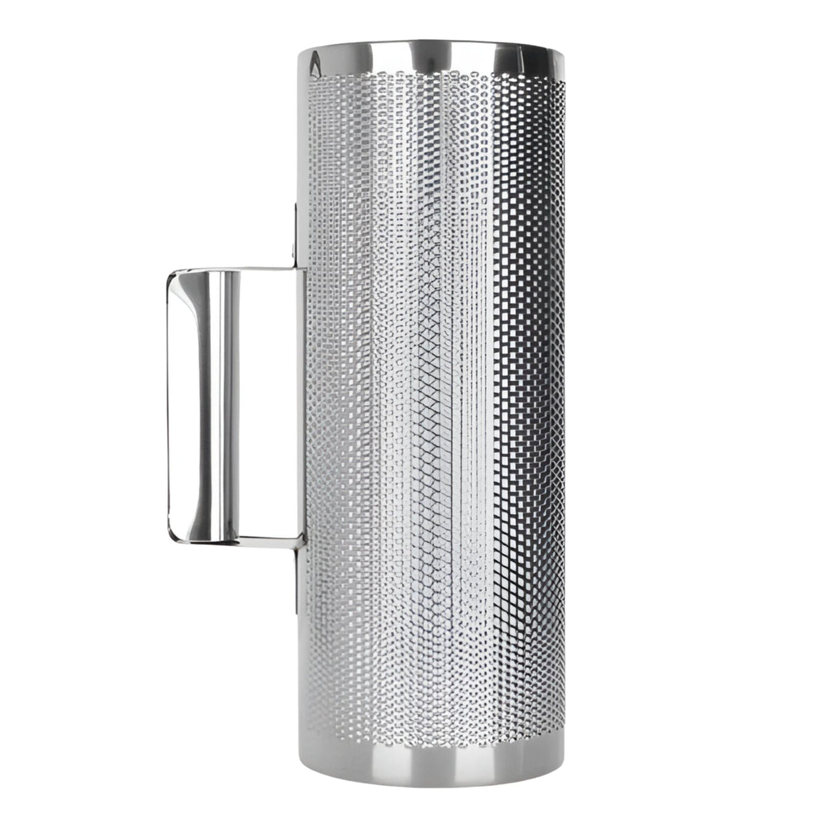 Guiro Musical Ultra Compacto Inoxidable 25x7cm con Cepillo