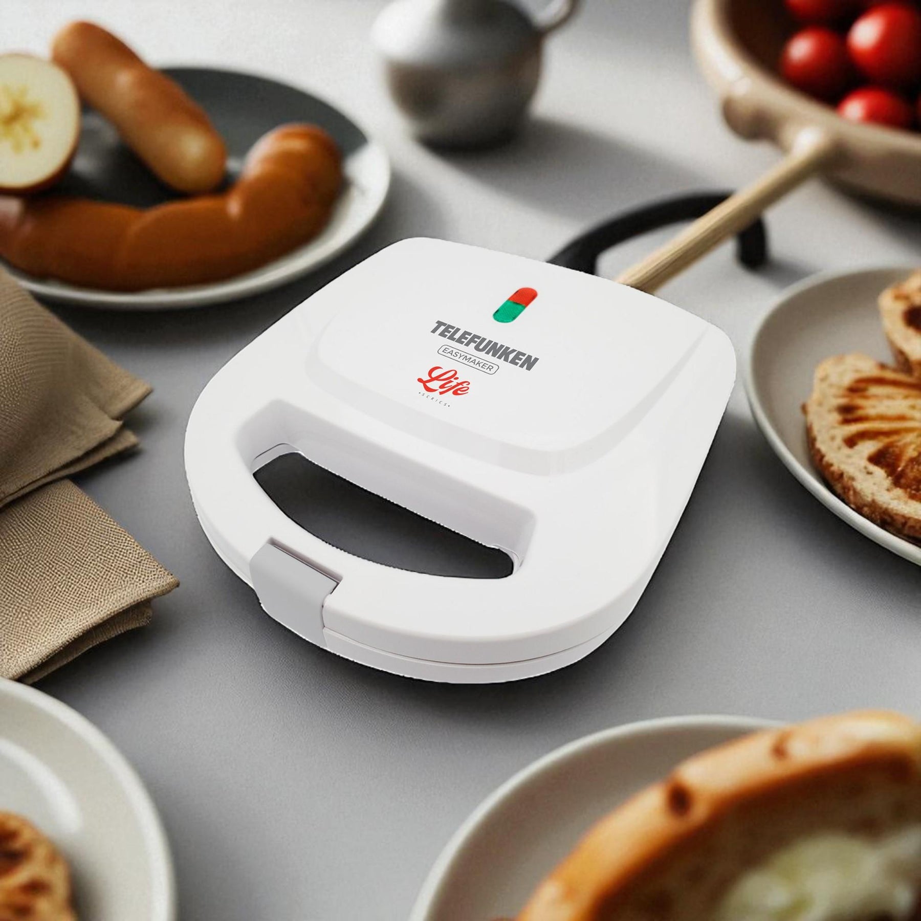 Sandwichera Dual NonStick 800W Life EasyMaker