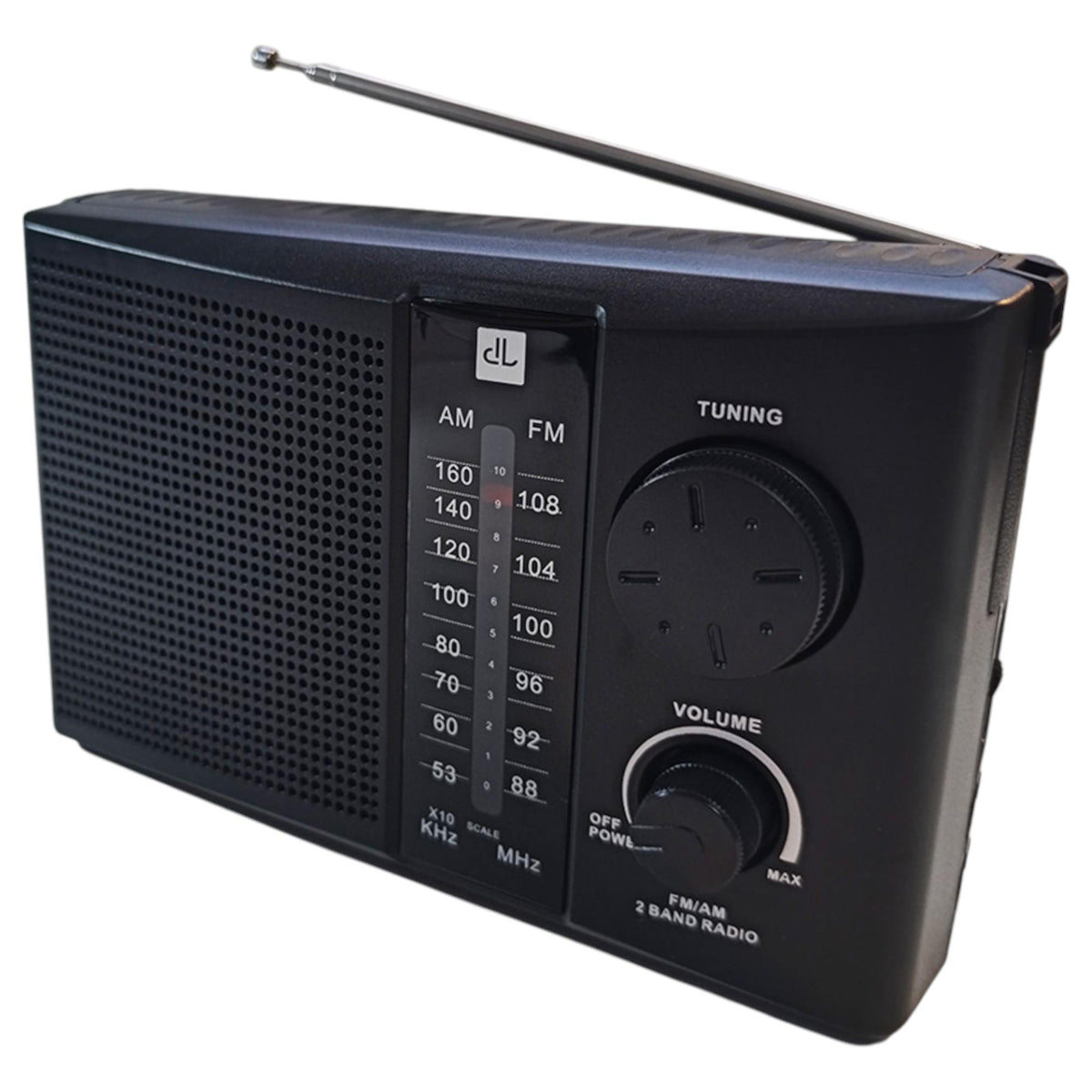 Radio Portatíl Recargable y a Pilas Multibandas AM/FM / SW