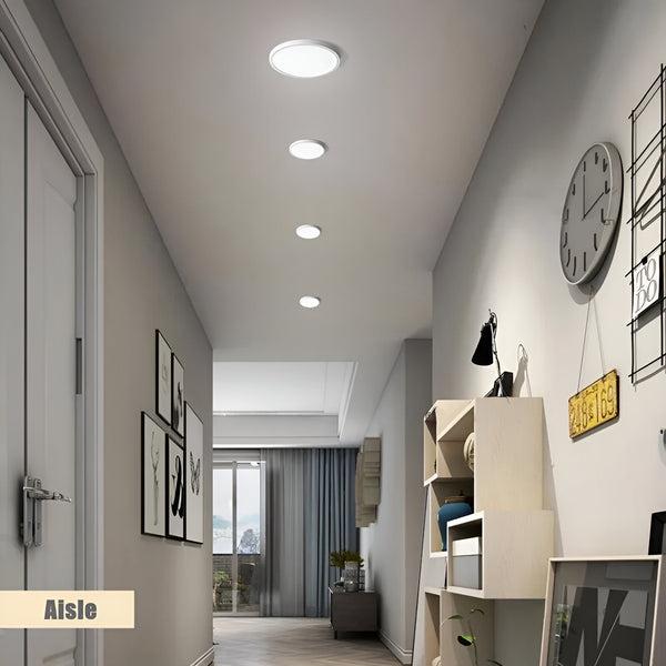 Plafón LED Sobrepuesto 30W/30CM/2400LM/6500°K Blanco Elegant