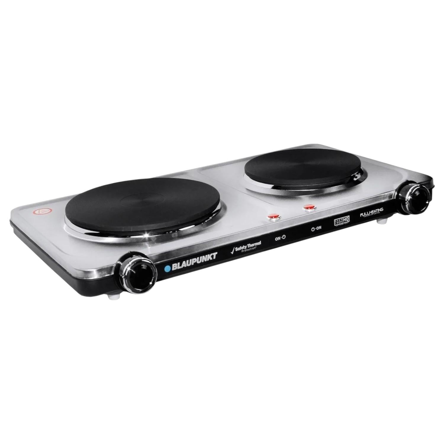 Cocina Encimera Eléctrica Inox Dual Burner 2200W AE12900 SEC