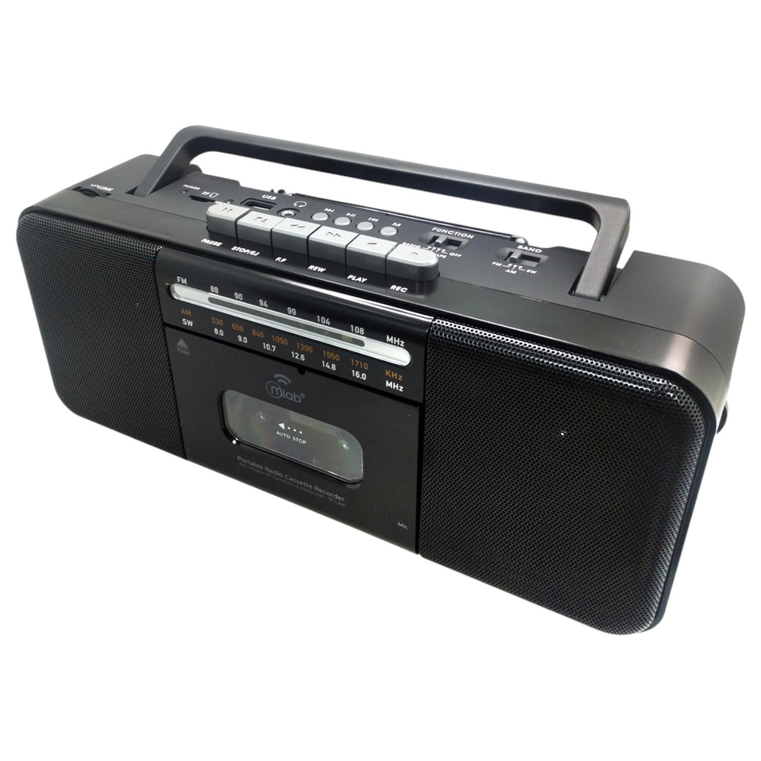Radio AM/ FM/ BT/ Mp3/ Bluetooth Con Cassette CF-28 Old Time 1980'S