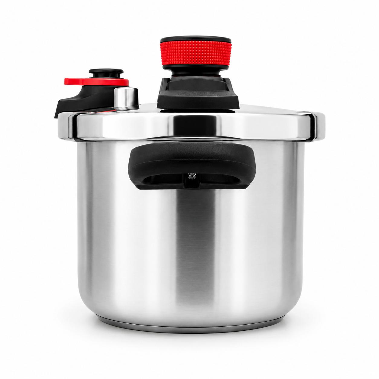Olla a Presión KW Acero Inoxidable Oxford 6LT Triple Válvula
