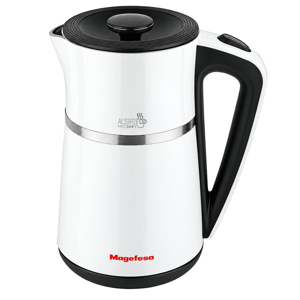 Hervidor Eléctrico 1.7L Inox 2200W Base 360° Blanco
